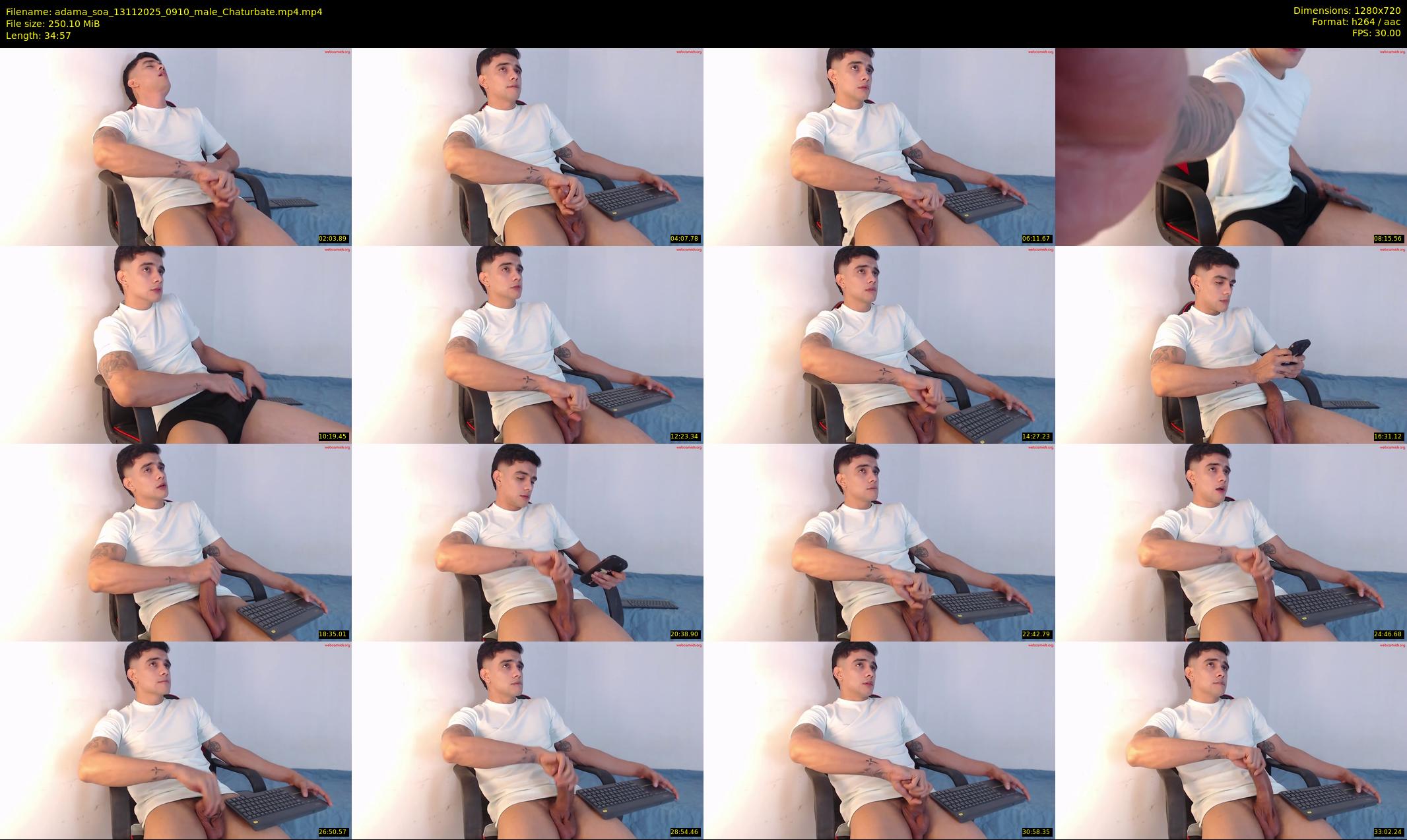 adama_soa — 35 minute Chaturbate male cam show recording, 720p, Nov 13, 2025