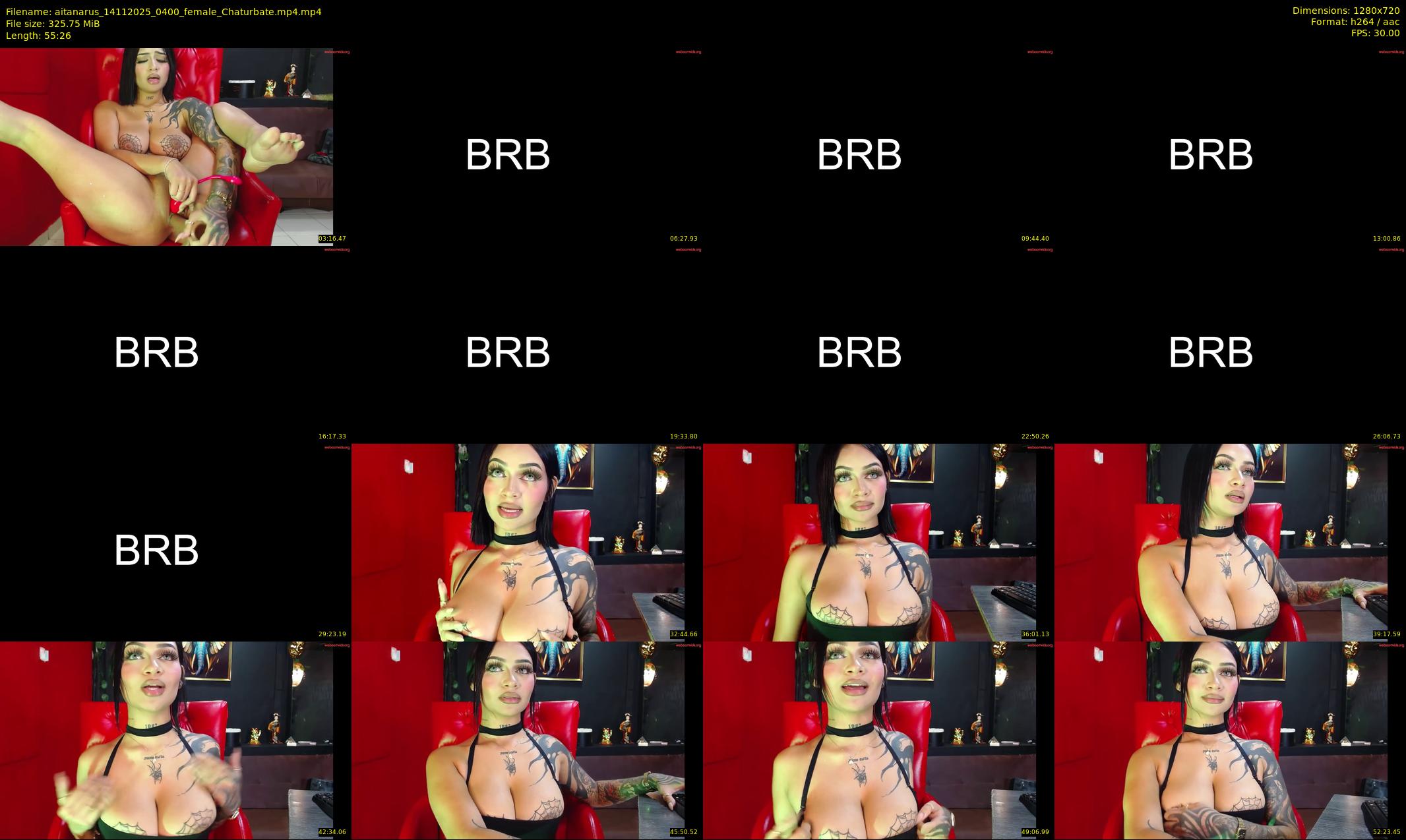 aitanarus — 56 minute Chaturbate female cam show recording, 720p, Nov 14, 2025