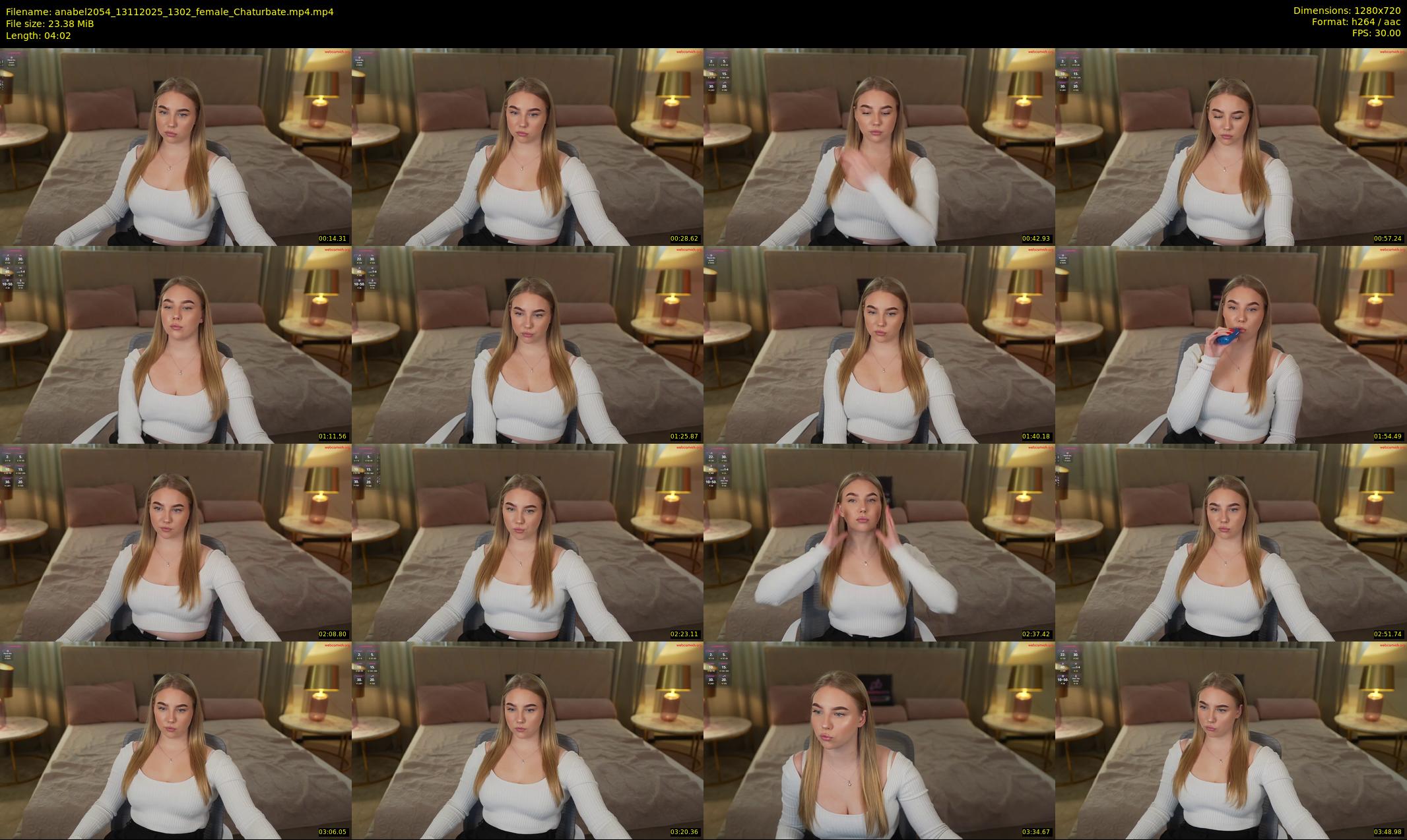 anabel2054 — 5 minute Chaturbate female cam show recording, 720p, Nov 13, 2025