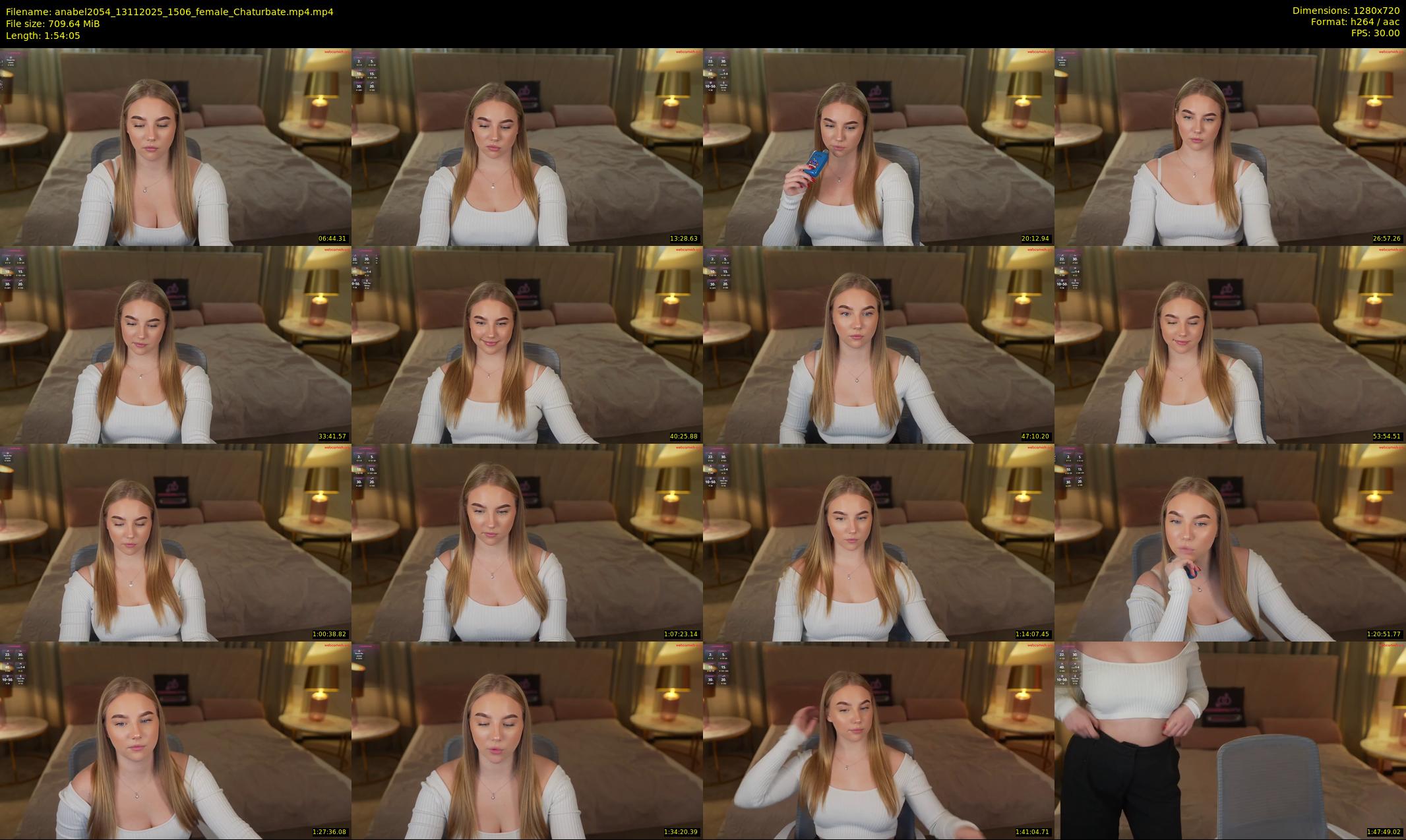 anabel2054 — 115 minute Chaturbate female cam show recording, 720p, Nov 13, 2025