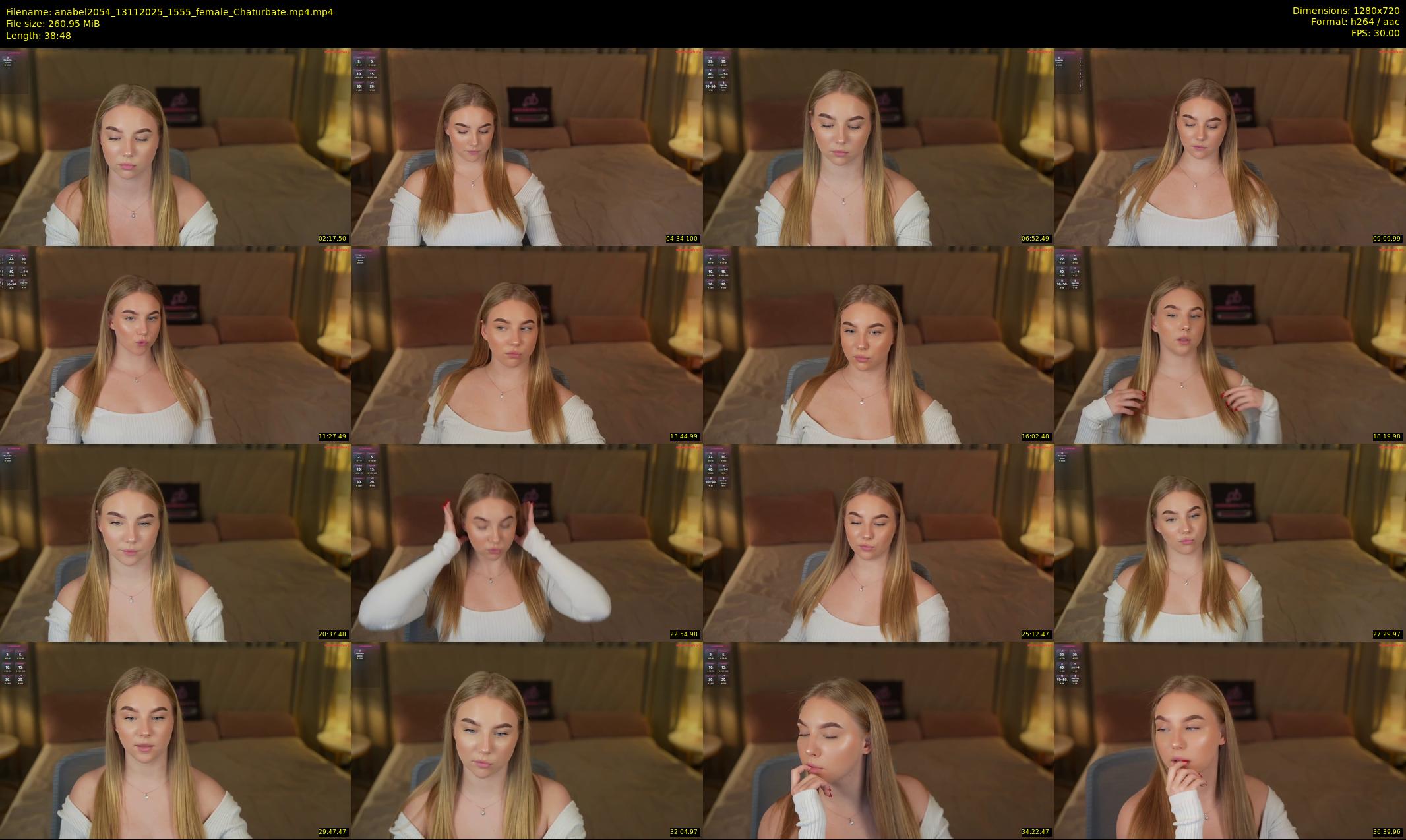 anabel2054 — 39 minute Chaturbate female cam show recording, 720p, Nov 13, 2025