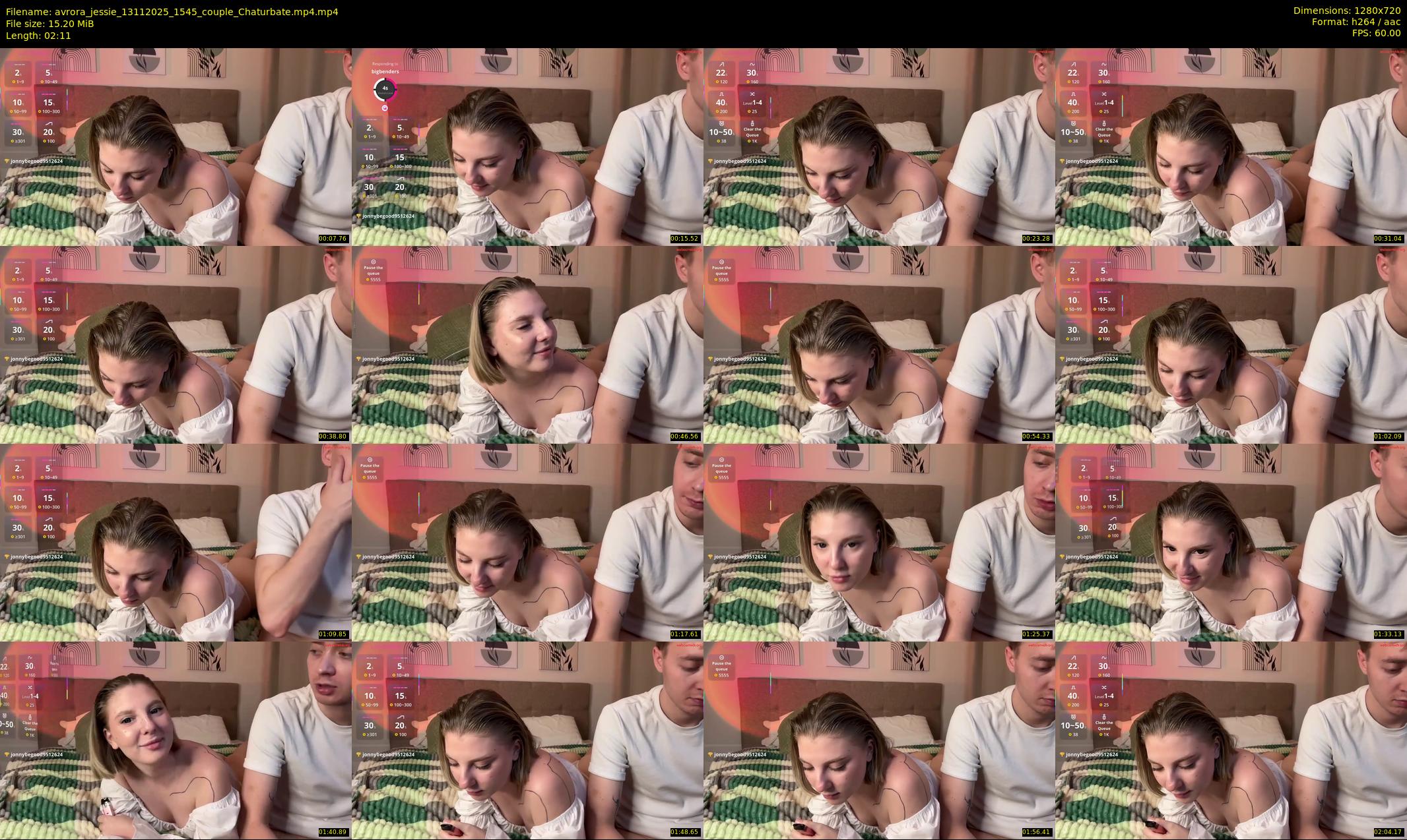 avrora_jessie — 3 minute Chaturbate couple cam show recording, 720p, Nov 13, 2025