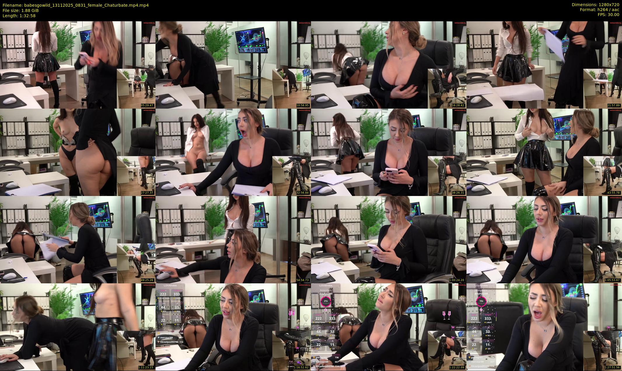 babesgowild — 93 minute Chaturbate couple cam show recording, 720p, Nov 13, 2025