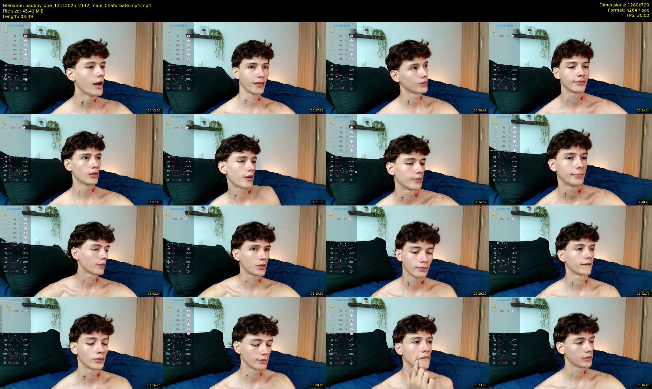 badboy_one — 4 minute Chaturbate male cam show recording, 720p, Nov 13, 2025