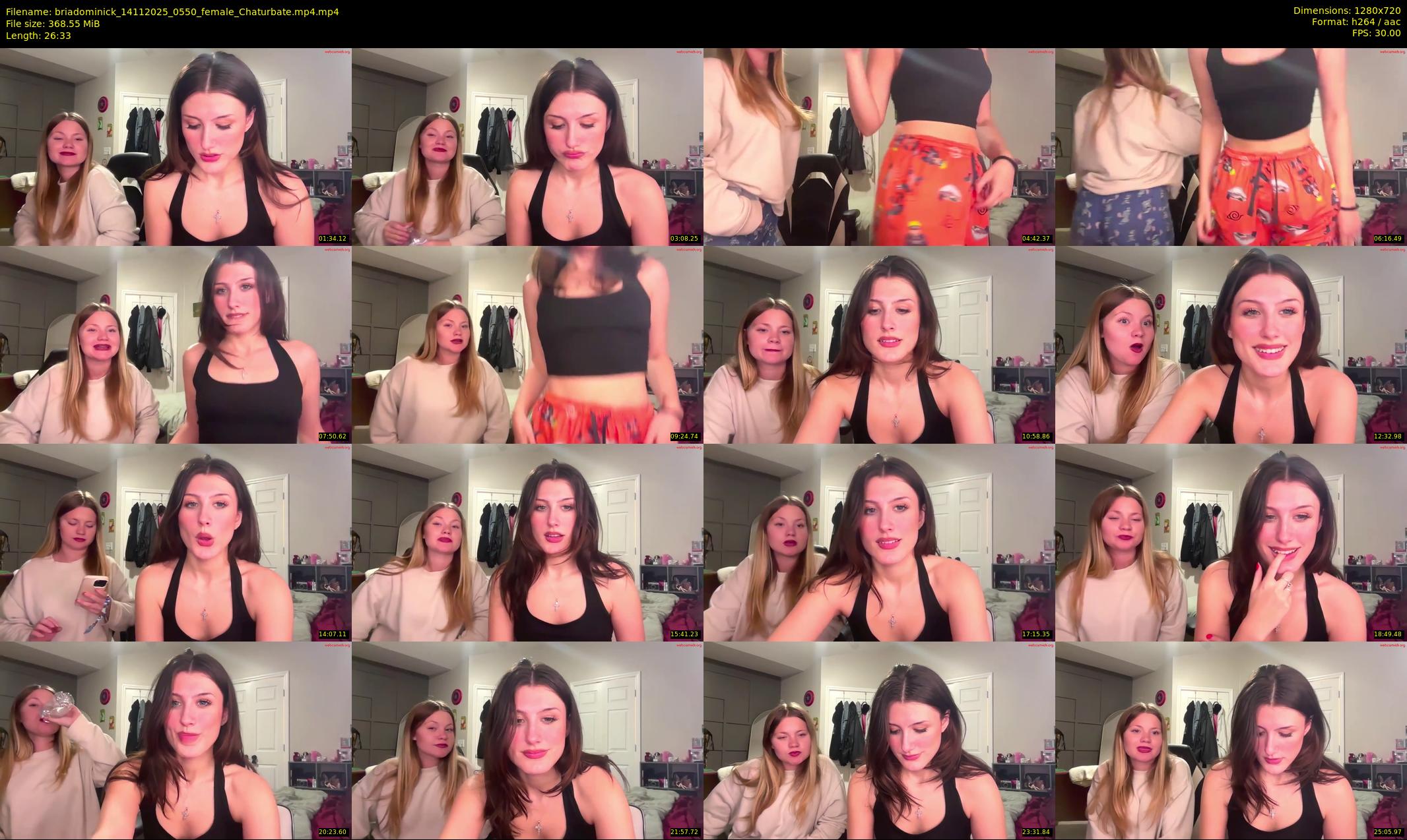 briadominick — 27 minute Chaturbate couple cam show recording, 720p, Nov 14, 2025