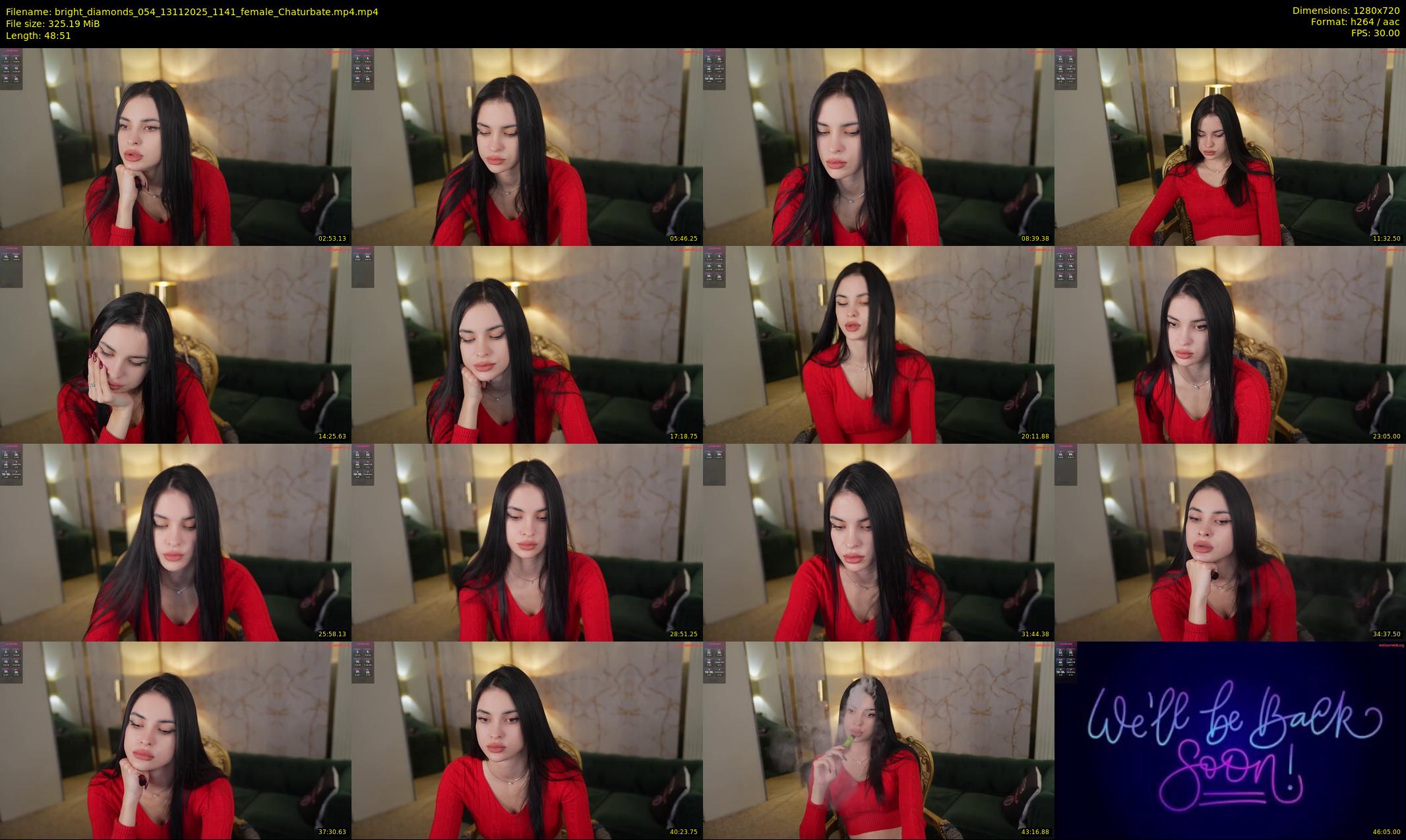 bright_diamonds_054 — 49 minute Chaturbate couple cam show recording, 720p, Nov 13, 2025
