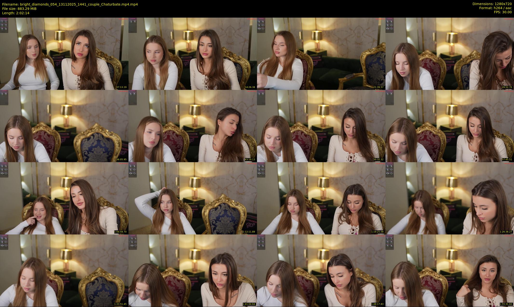 bright_diamonds_054 — 123 minute Chaturbate couple cam show recording, 720p, Nov 13, 2025