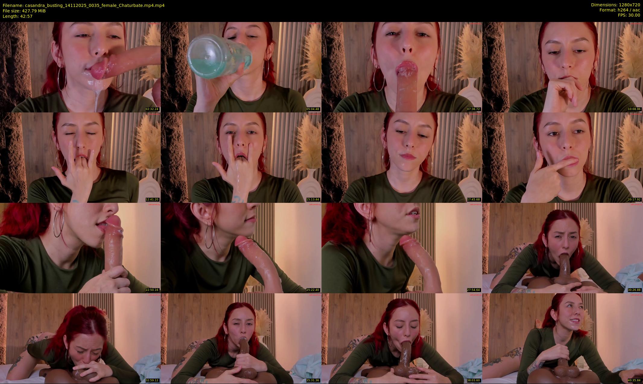 casandra_busting — 43 minute Chaturbate female cam show recording, 720p, Nov 14, 2025
