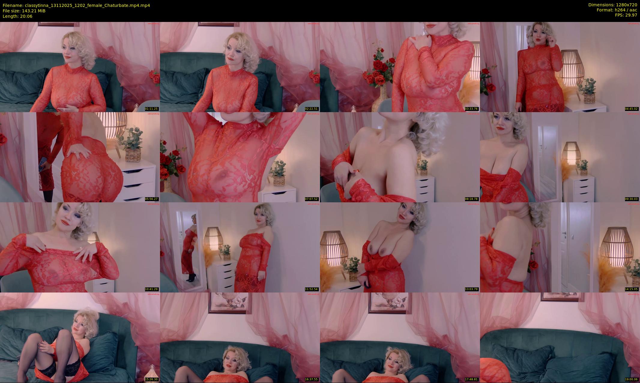 classytinna — 21 minute Chaturbate female cam show recording, 720p, Nov 13, 2025