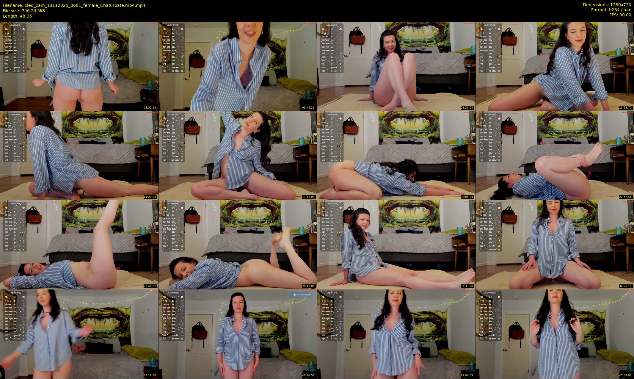 cleo_cam — 49 minute Chaturbate female cam show recording, 720p, Nov 13, 2025