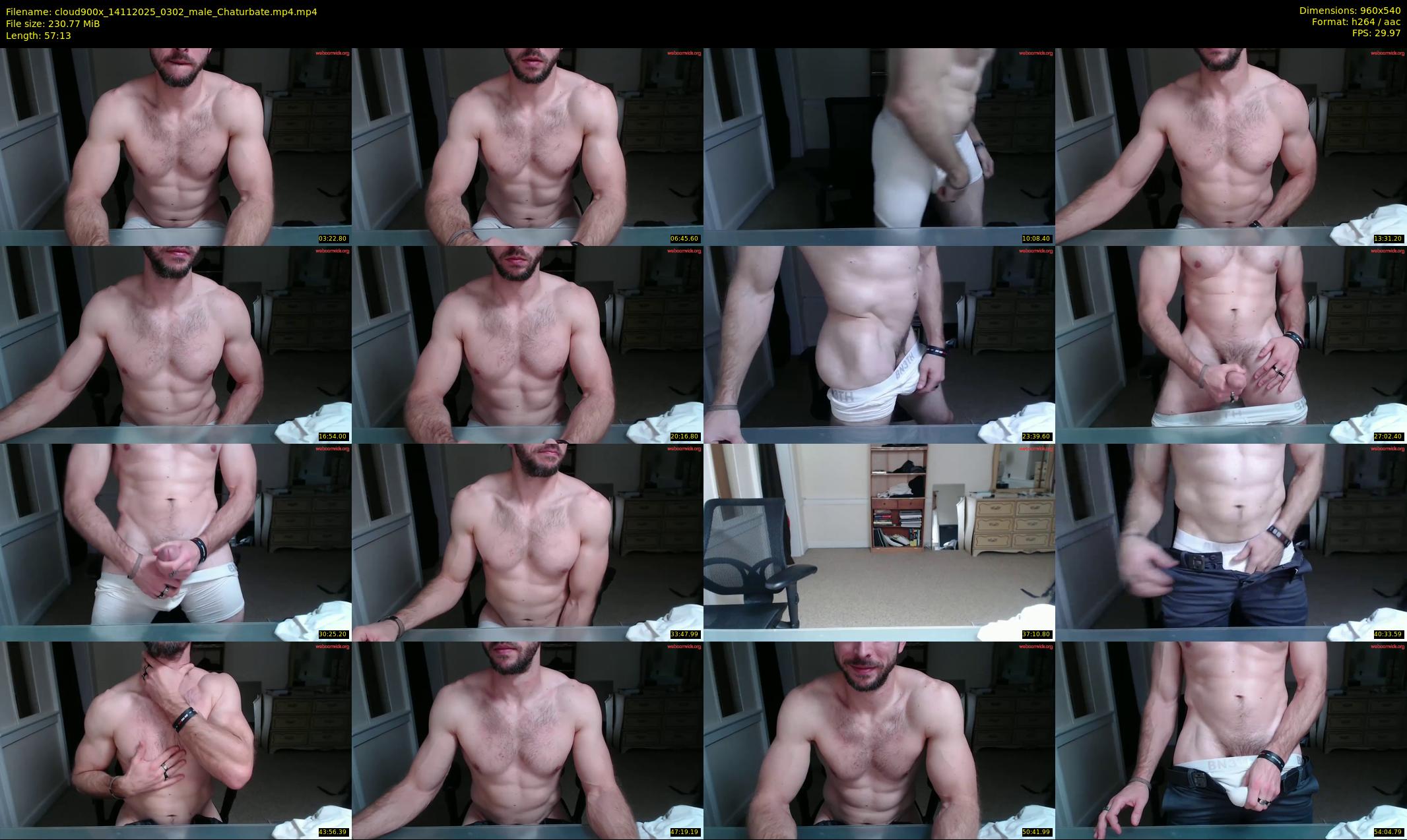 cloud900x — 58 minute Chaturbate male cam show recording, 480p, Nov 14, 2025