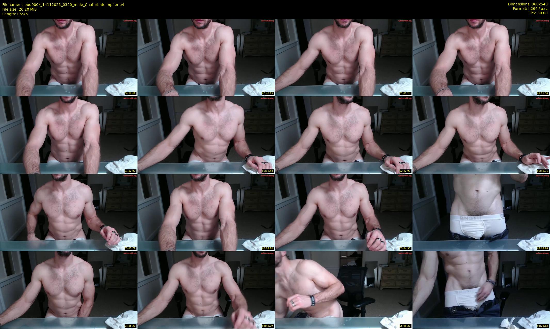 cloud900x — 6 minute Chaturbate male cam show recording, 480p, Nov 14, 2025