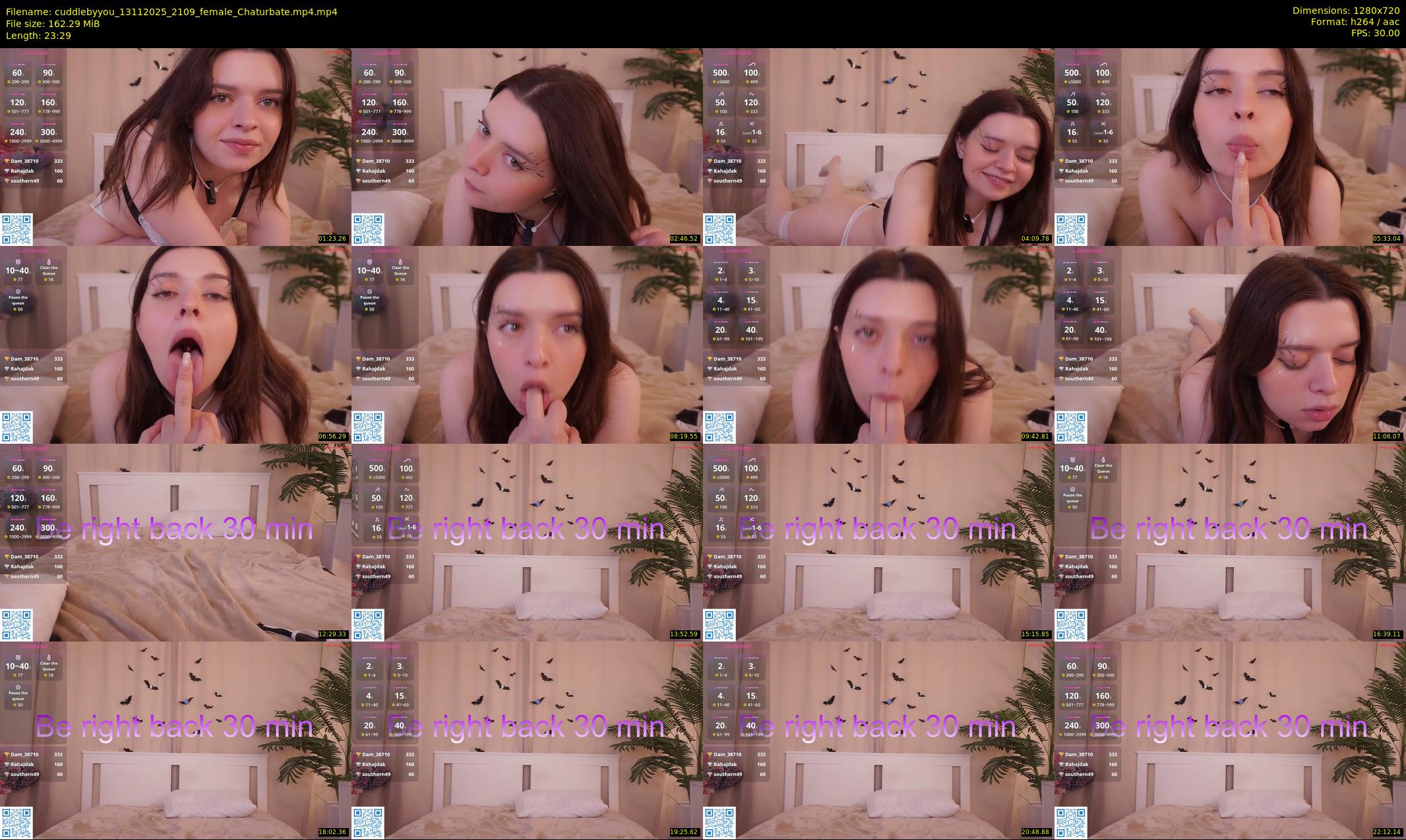 cuddlebyyou — 24 minute Chaturbate female cam show recording, 720p, Nov 13, 2025