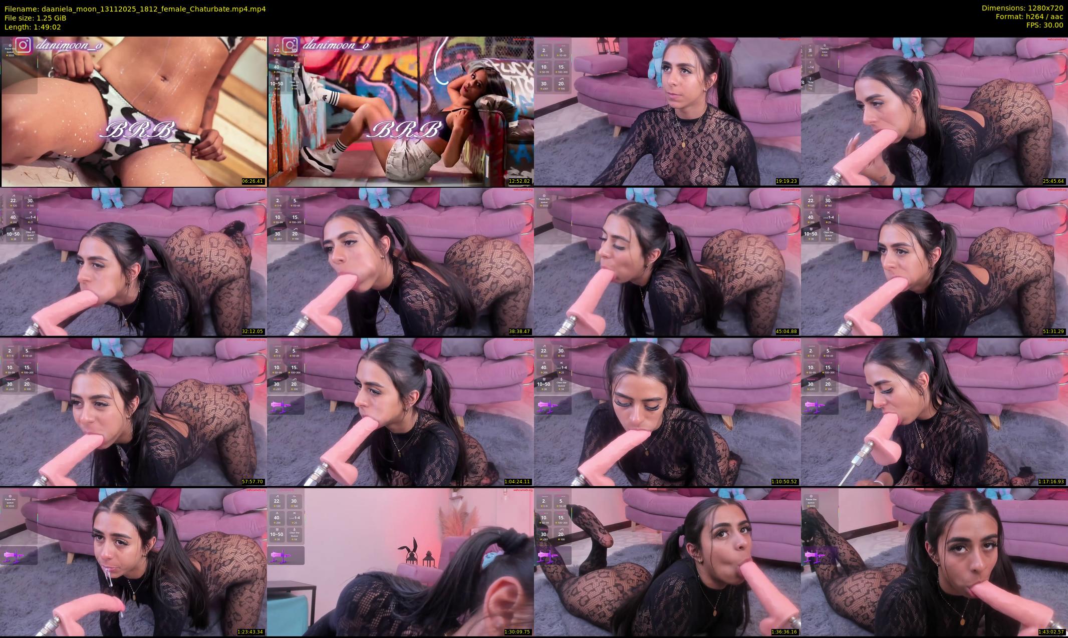 daaniela_moon — 110 minute Chaturbate female cam show recording, 720p, Nov 13, 2025