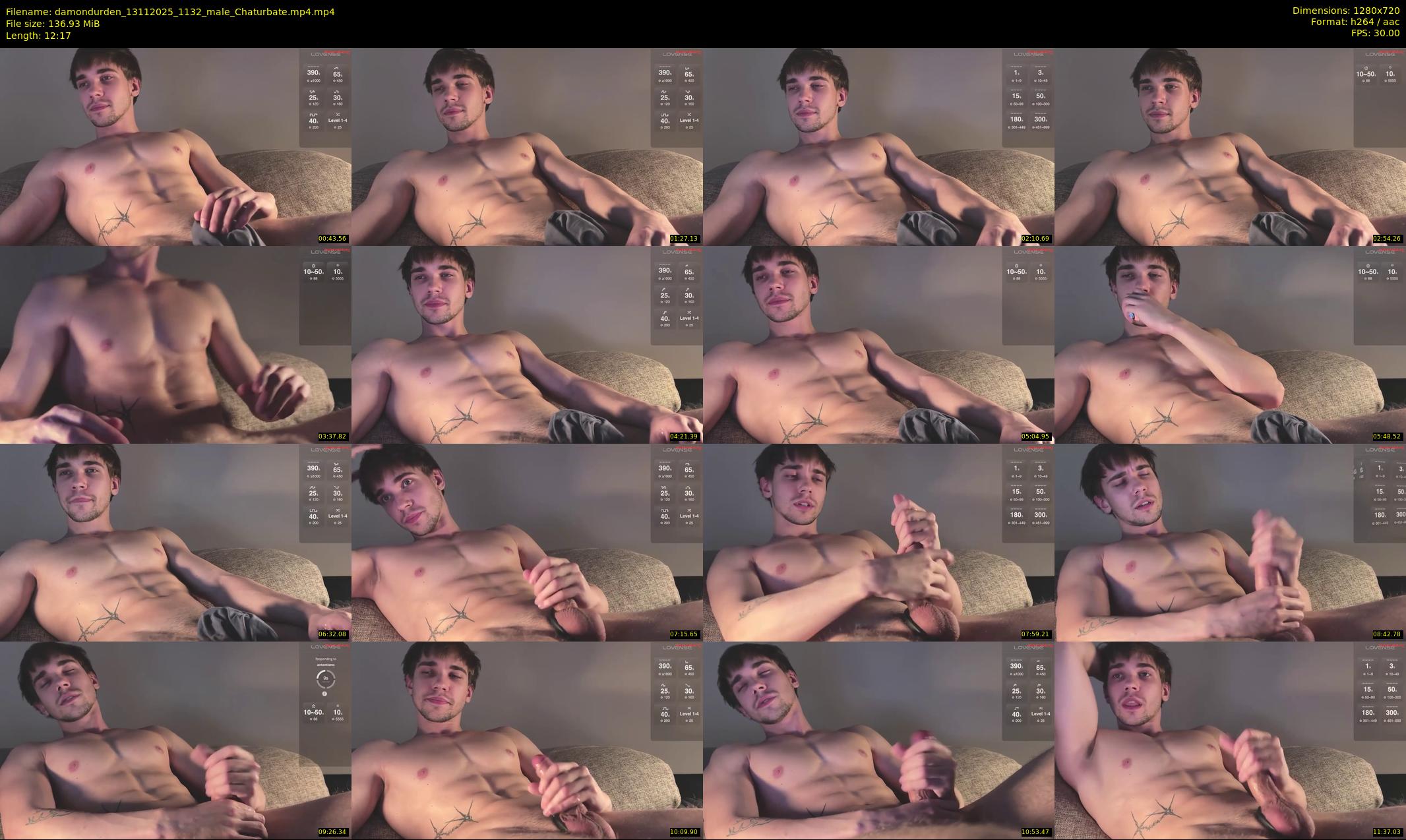 damondurden — 13 minute Chaturbate male cam show recording, 720p, Nov 13, 2025