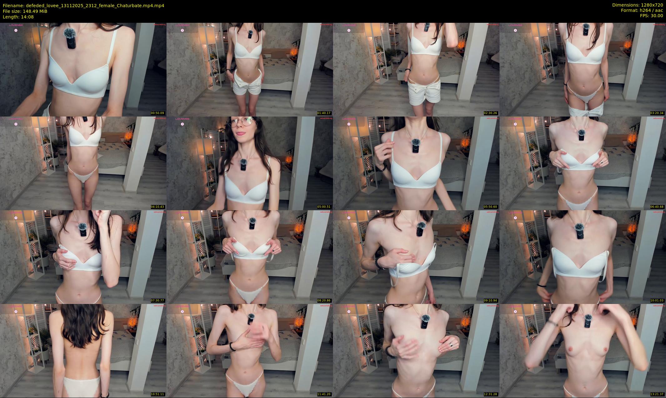 defeded_lovee — 15 minute Chaturbate female cam show recording, 720p, Nov 13, 2025