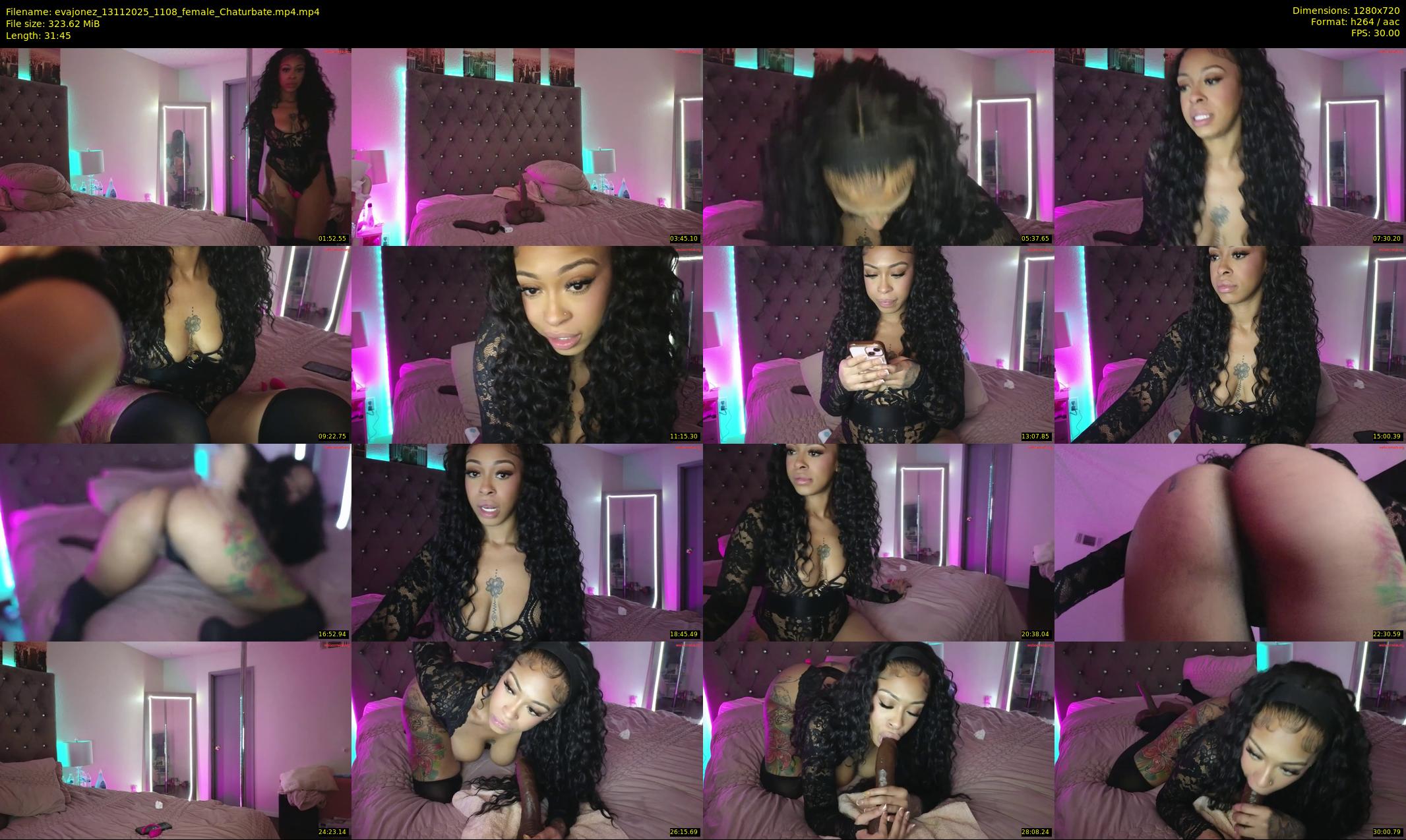 evajonez — 32 minute Chaturbate female cam show recording, 720p, Nov 13, 2025