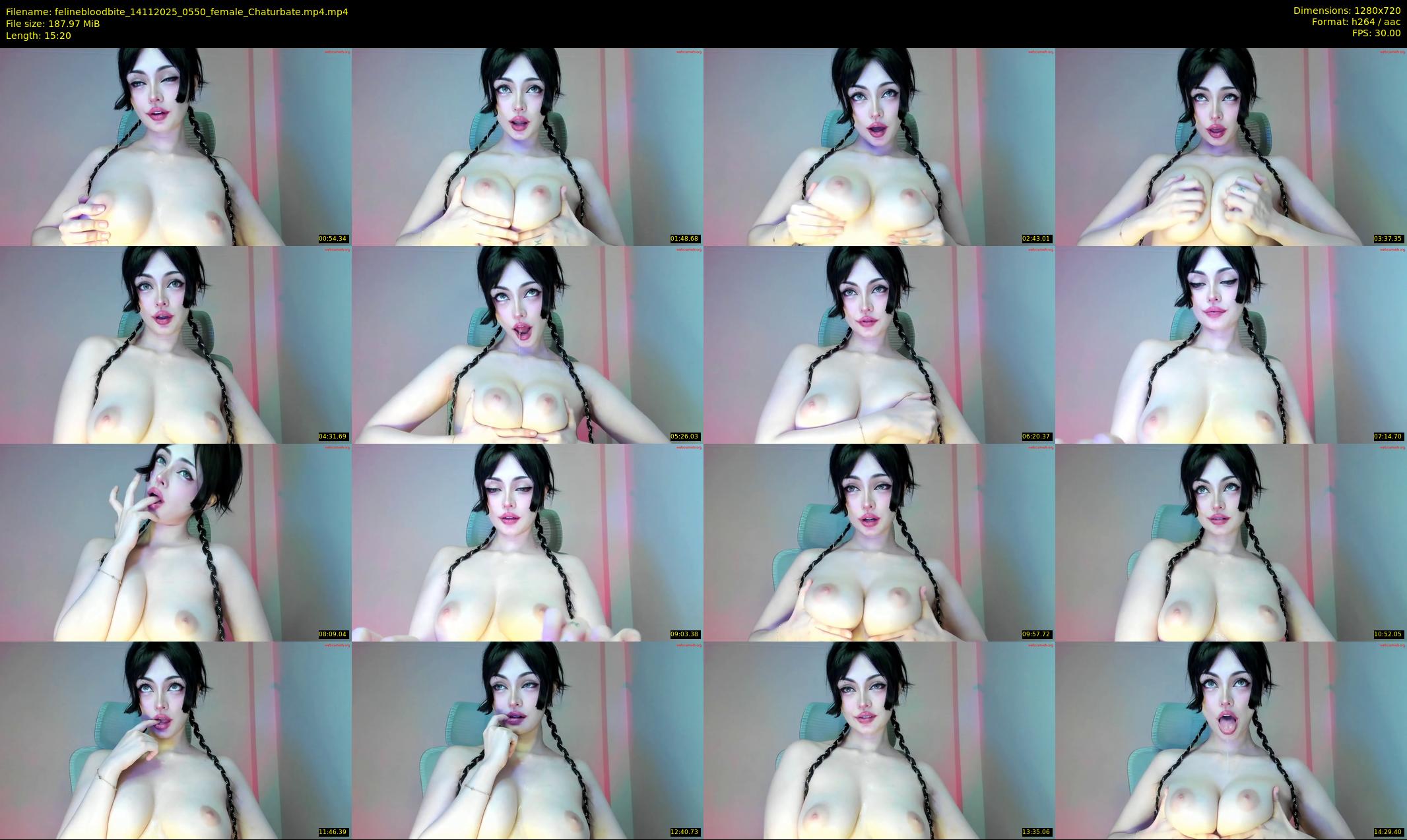 felinebloodbite — 16 minute Chaturbate female cam show recording, 720p, Nov 14, 2025