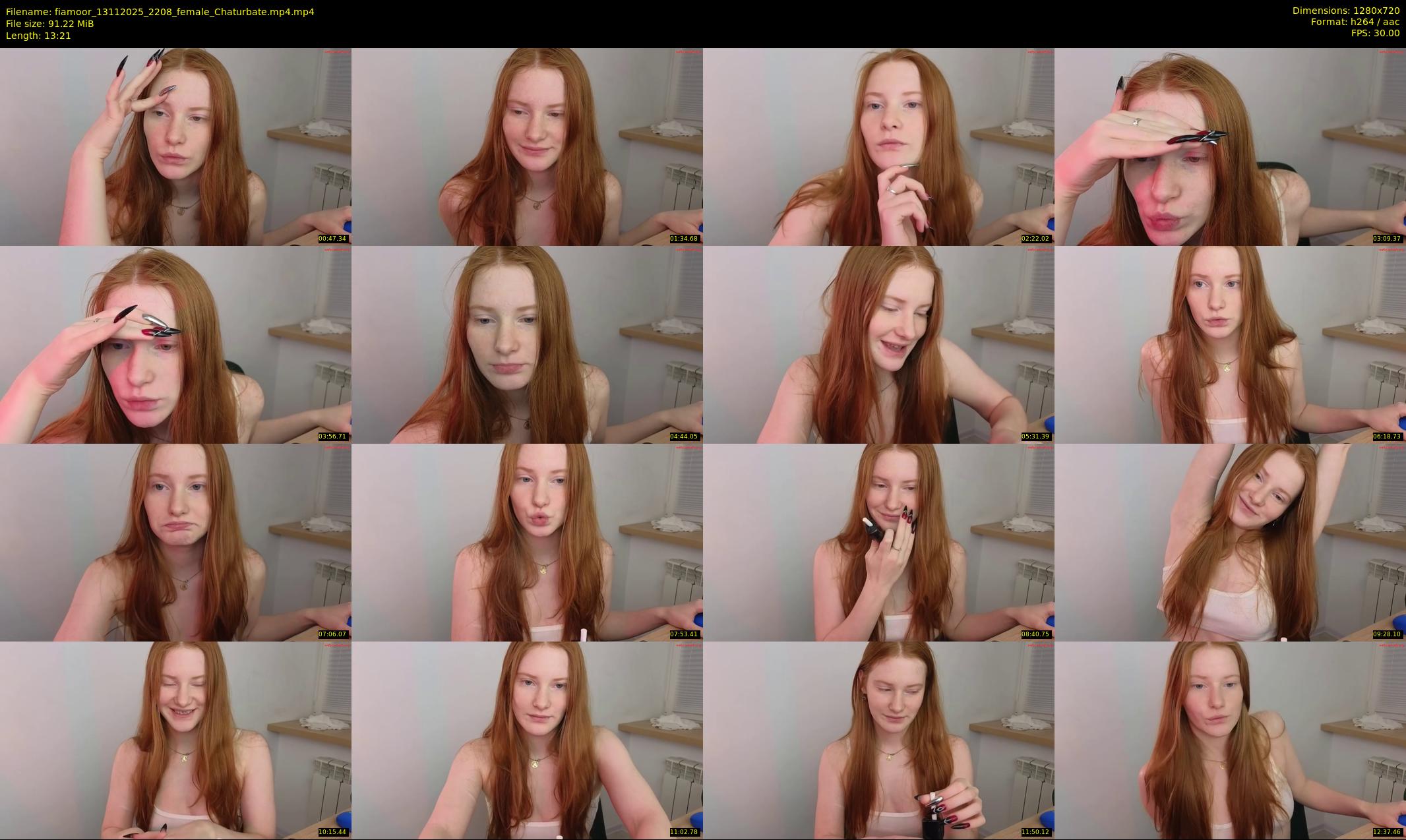 fiamoor — 14 minute Chaturbate female cam show recording, 720p, Nov 13, 2025