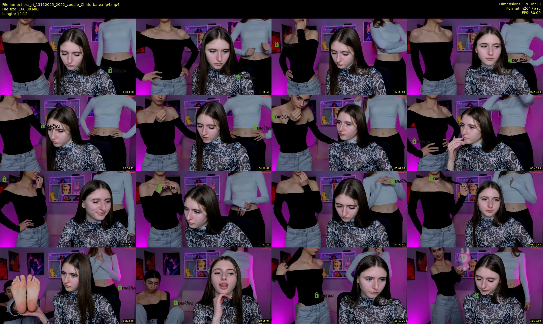 flora_ri — 13 minute Chaturbate female cam show recording, 720p, Nov 13, 2025