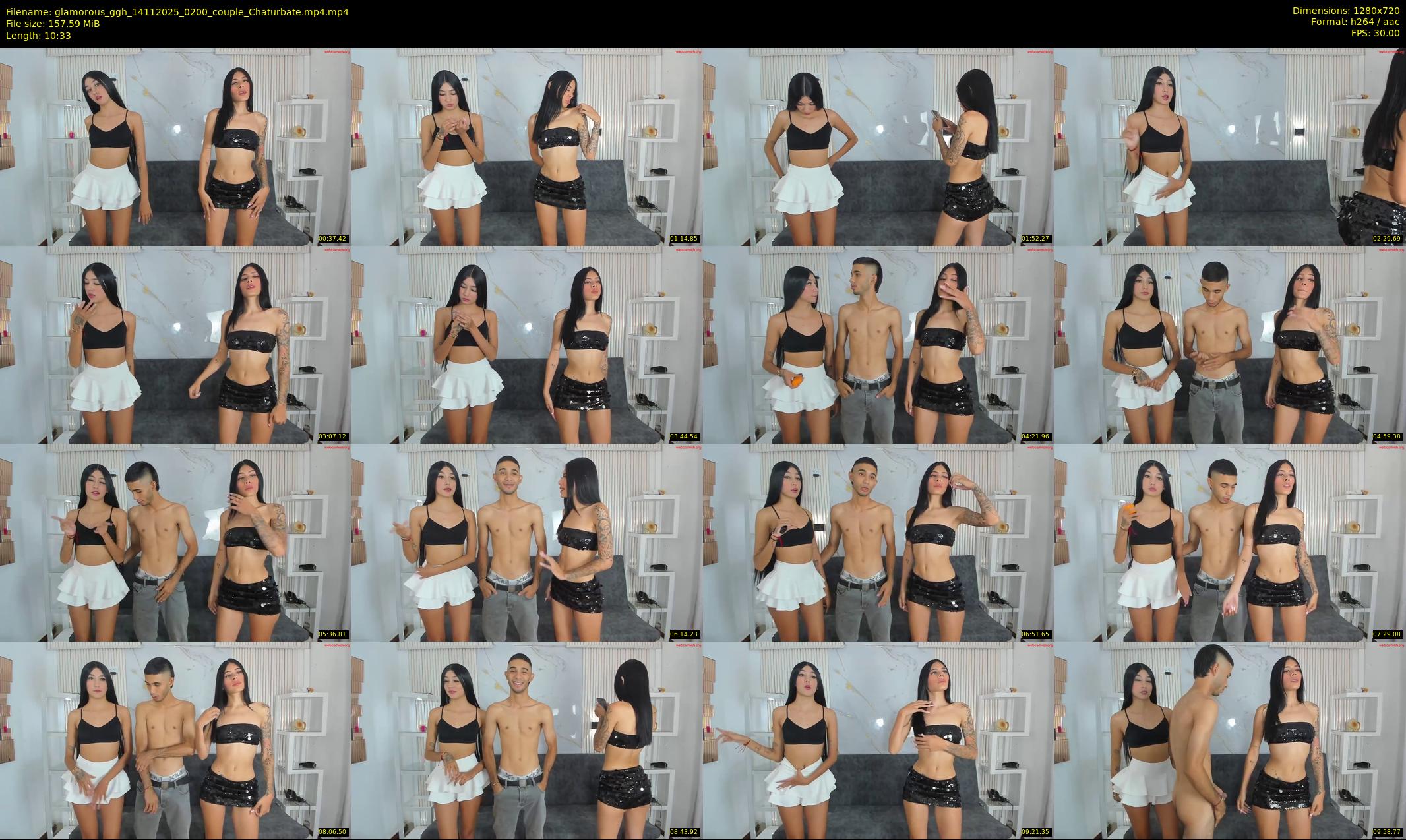 glamorous_ggh — 11 minute Chaturbate couple cam show recording, 720p, Nov 14, 2025