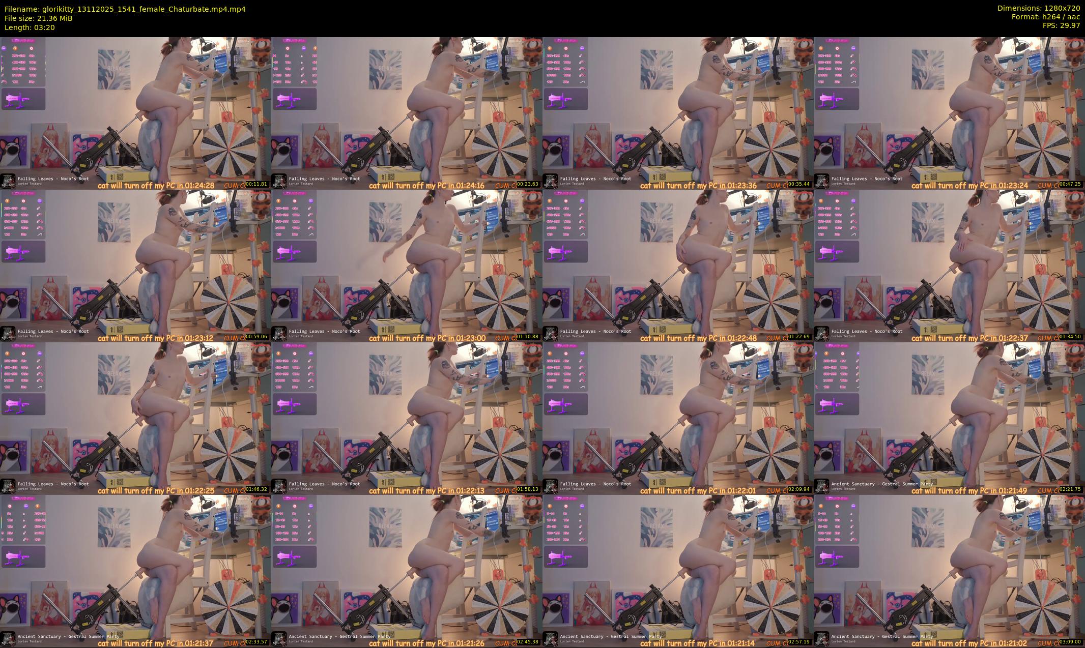 glorikitty — 4 minute Chaturbate female cam show recording, 720p, Nov 13, 2025