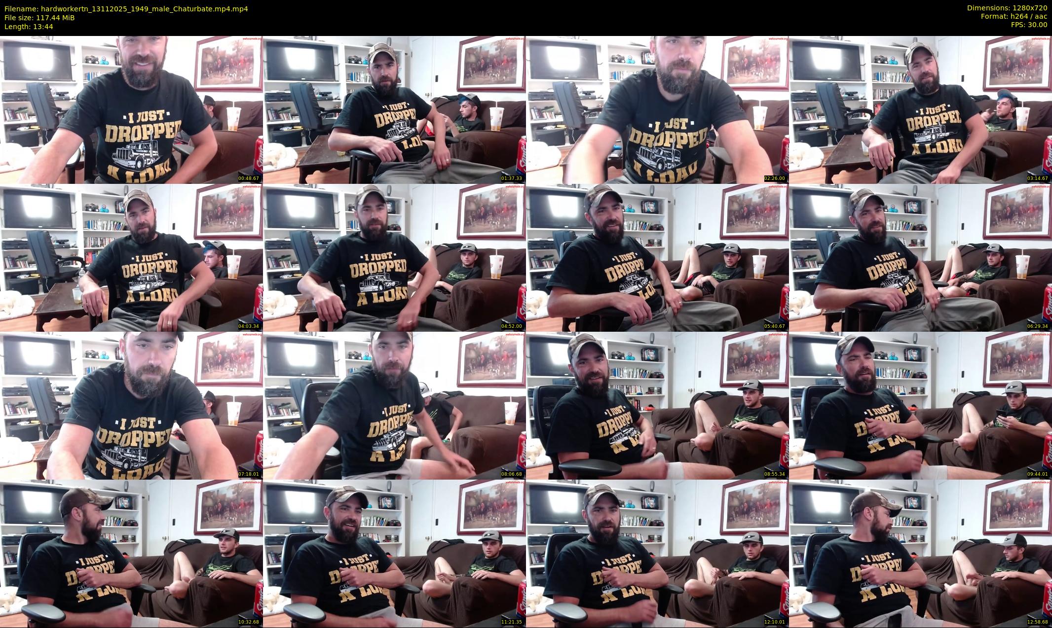 hardworkertn — 14 minute Chaturbate male cam show recording, 720p, Nov 13, 2025