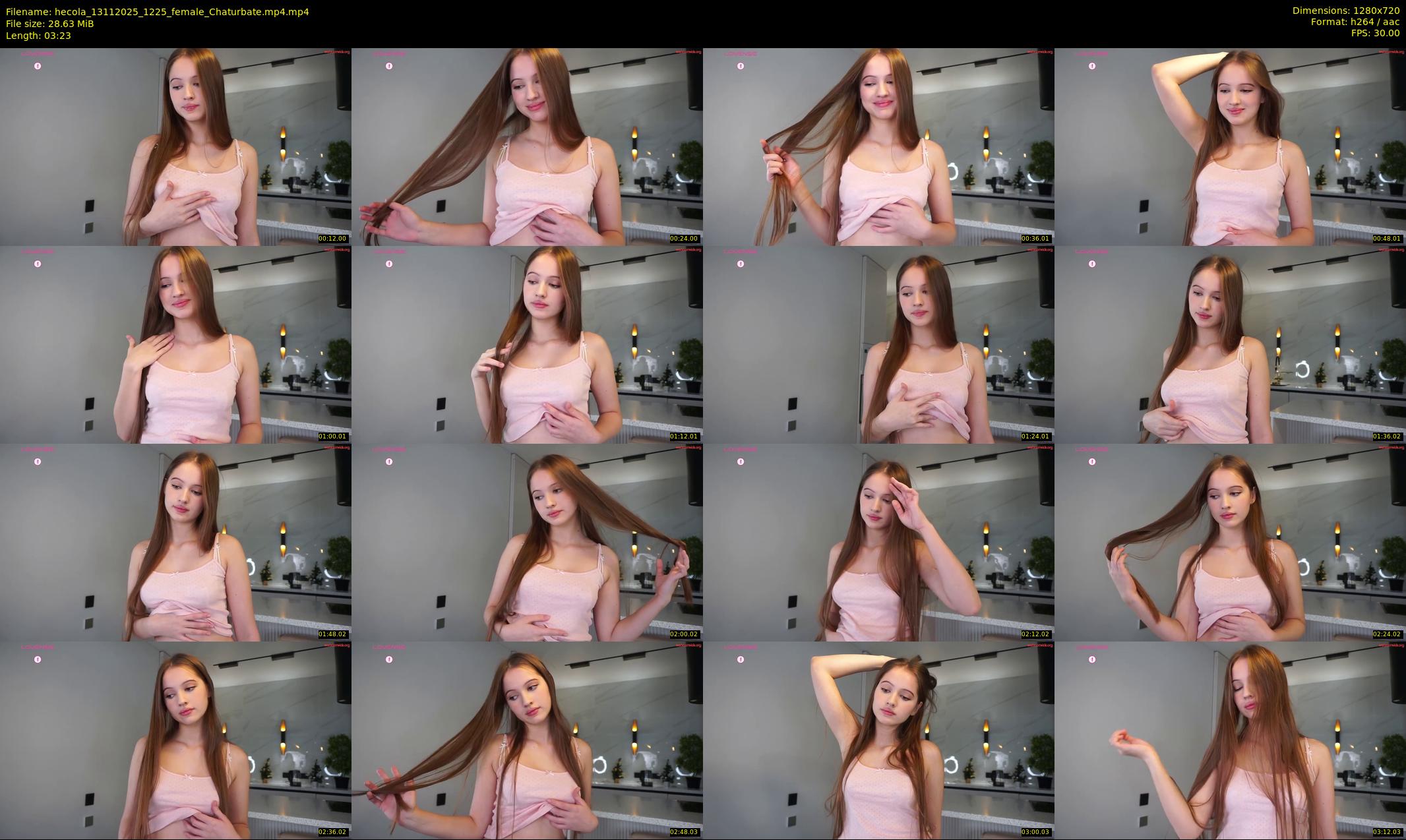 hecola — 4 minute Chaturbate female cam show recording, 720p, Nov 13, 2025