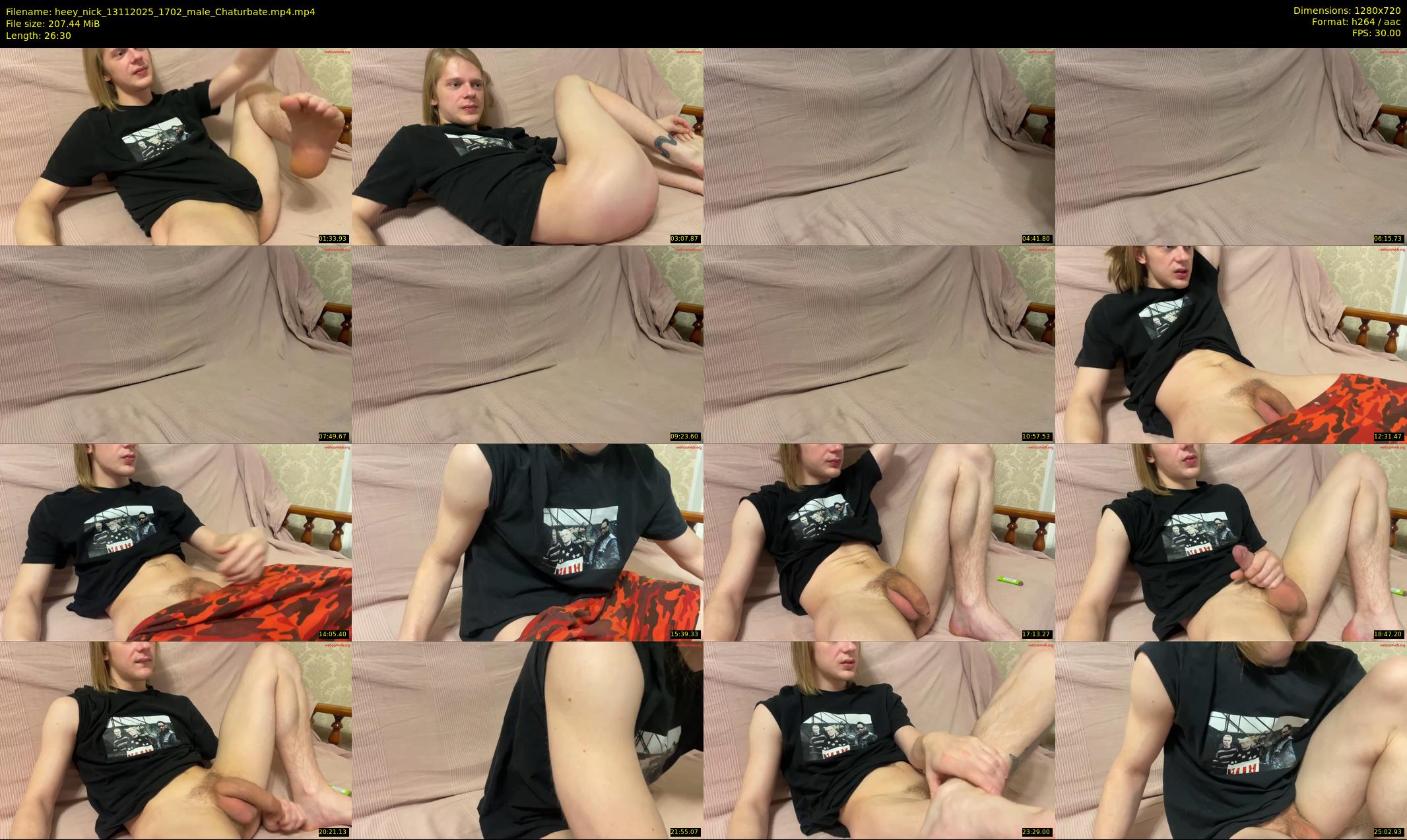 heey_nick — 27 minute Chaturbate male cam show recording, 720p, Nov 13, 2025
