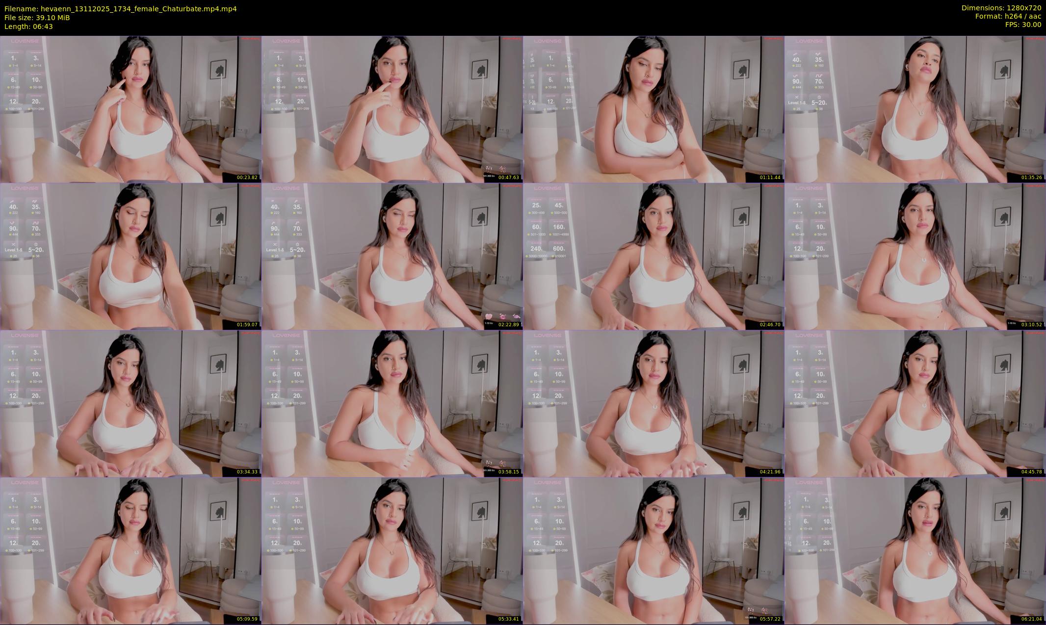 hevaenn — 7 minute Chaturbate female cam show recording, 720p, Nov 13, 2025