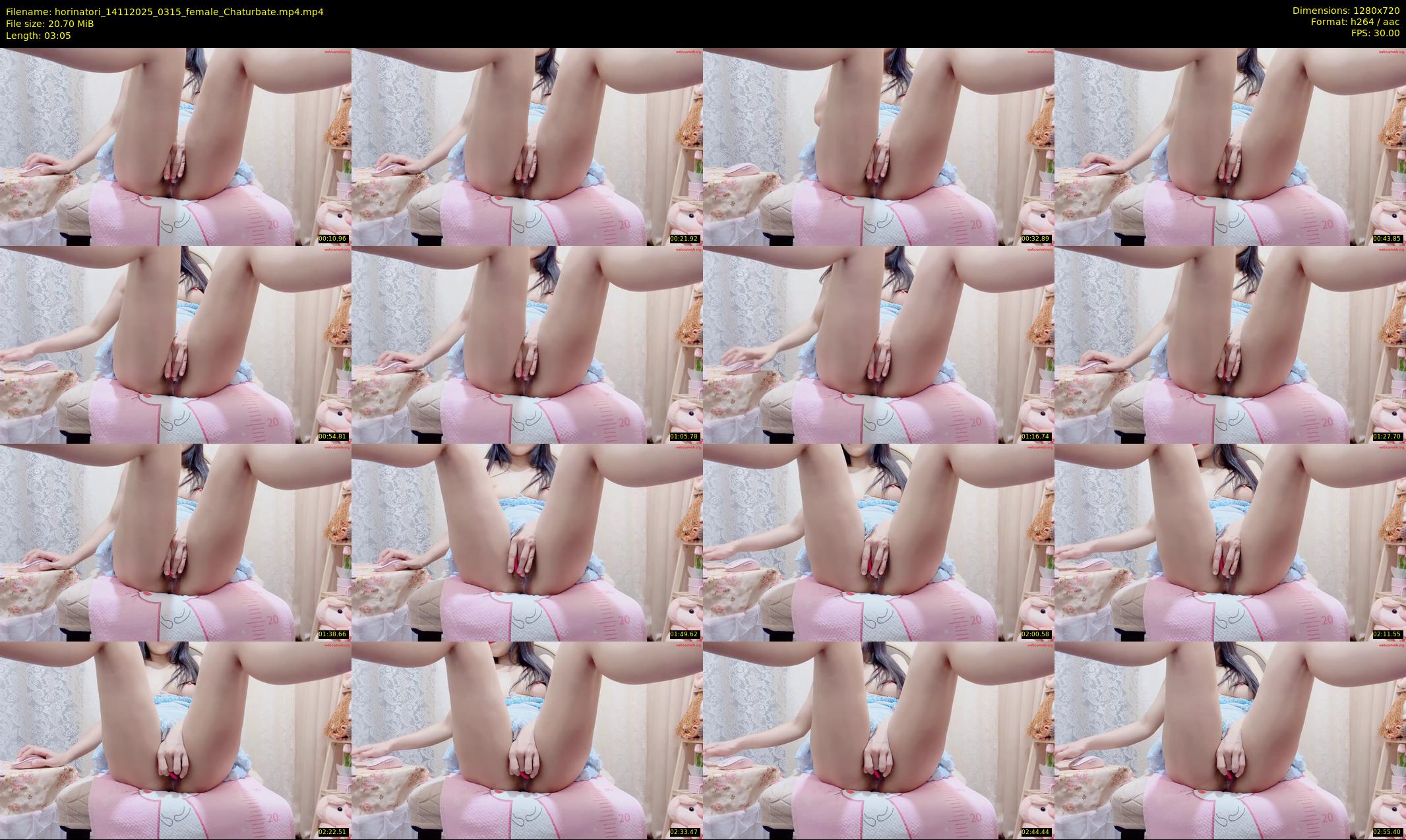 horinatori — 4 minute Chaturbate female cam show recording, 720p, Nov 14, 2025