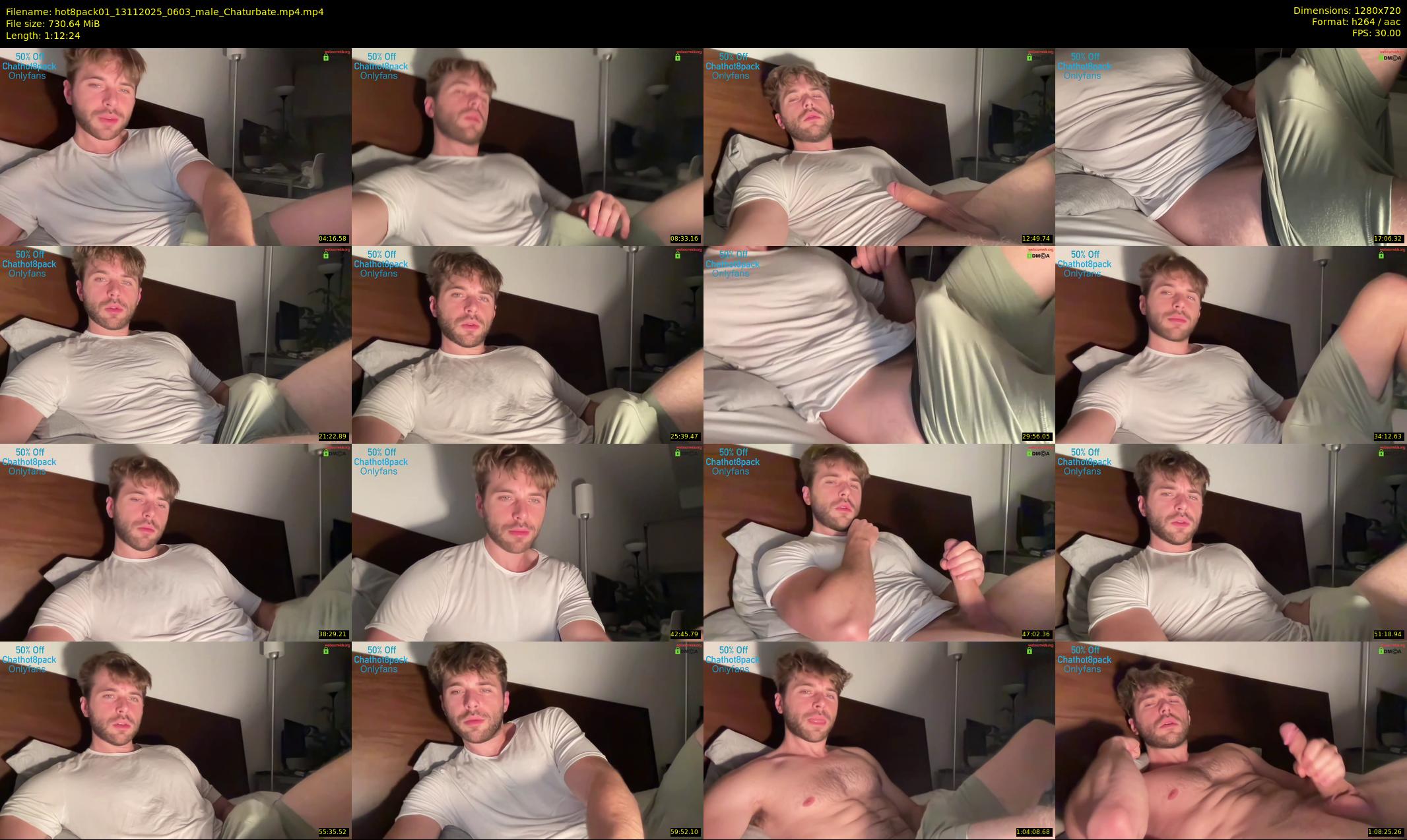 hot8pack01 — 73 minute Chaturbate male cam show recording, 720p, Nov 13, 2025