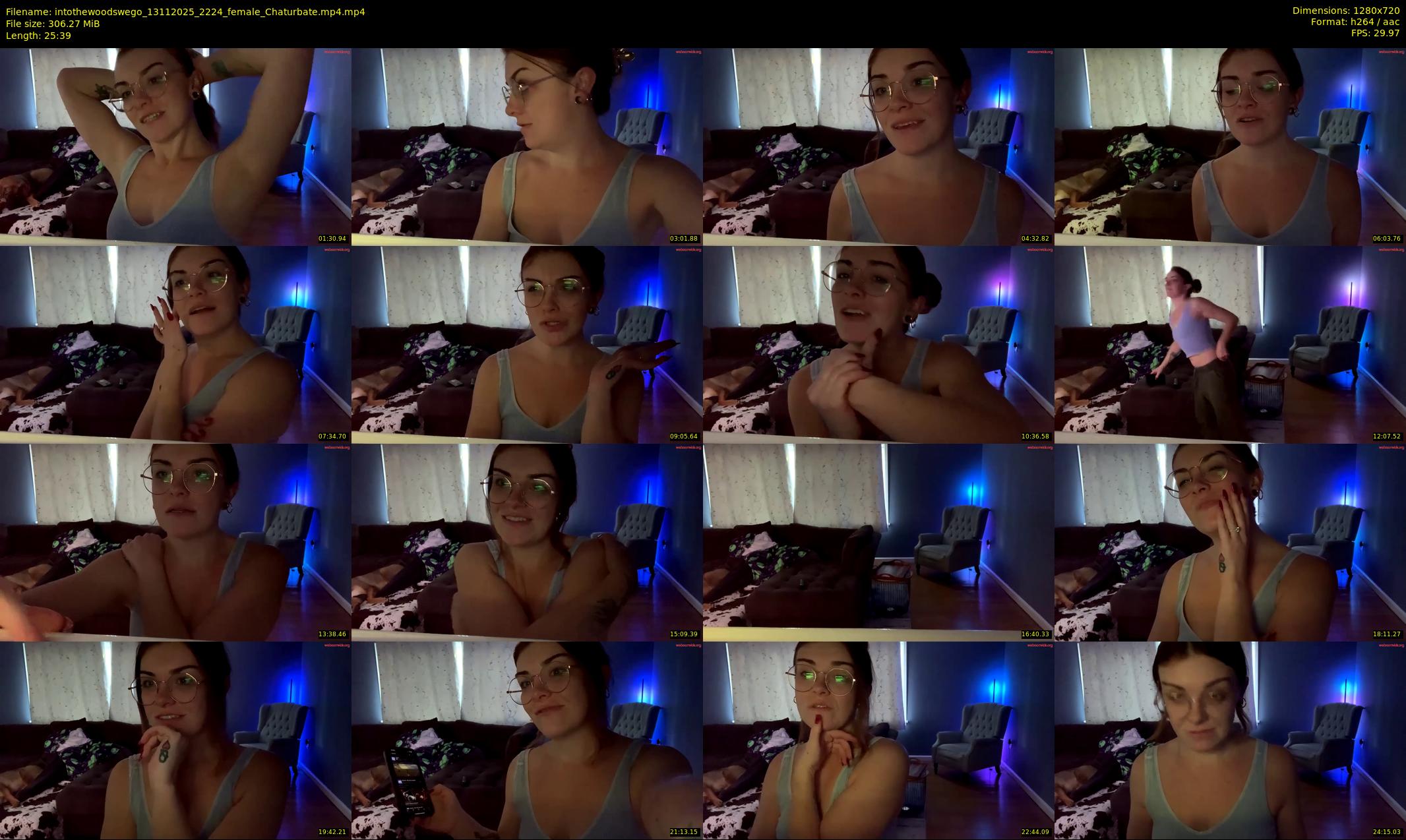 intothewoodswego — 26 minute Chaturbate female cam show recording, 720p, Nov 13, 2025
