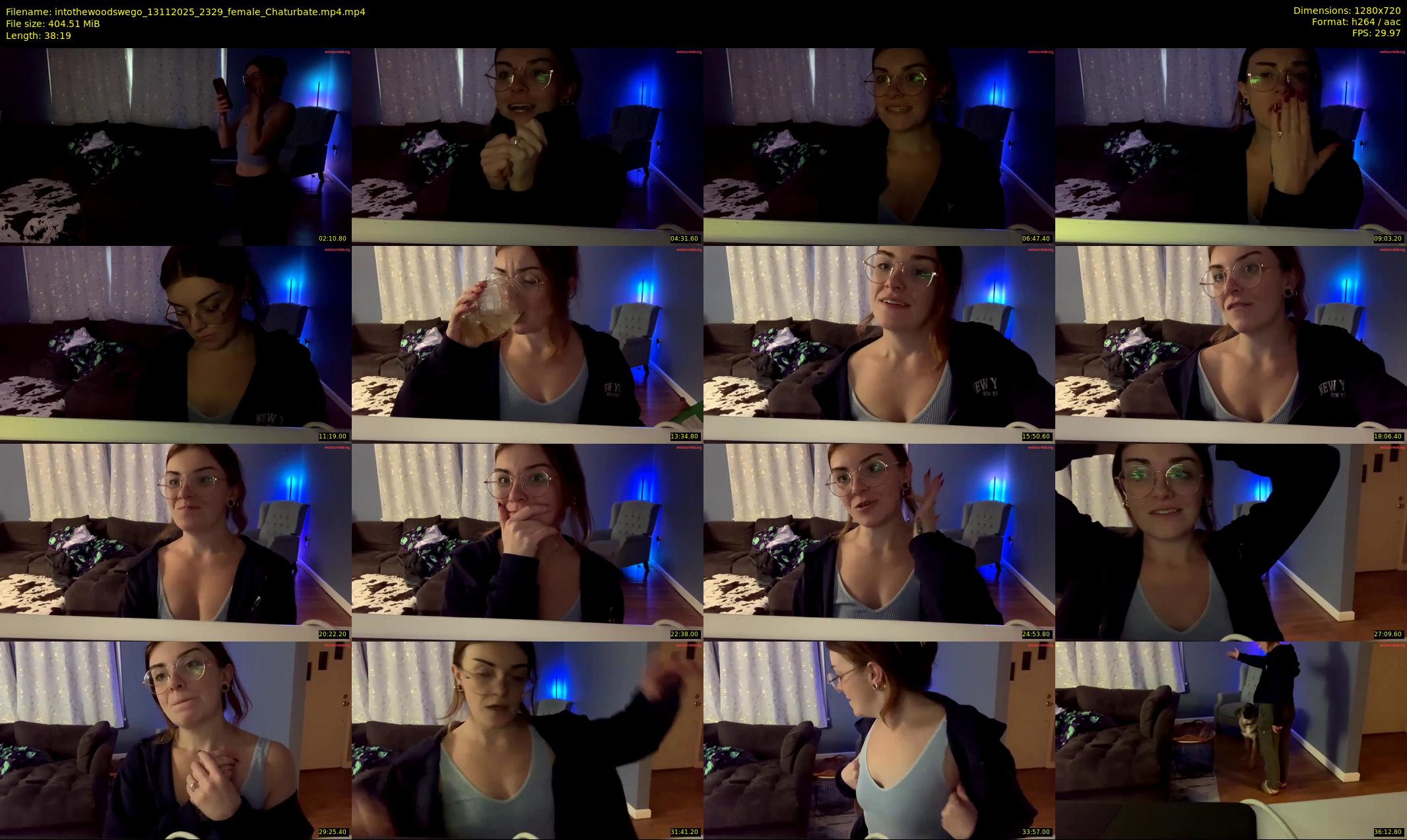 intothewoodswego — 39 minute Chaturbate female cam show recording, 720p, Nov 13, 2025