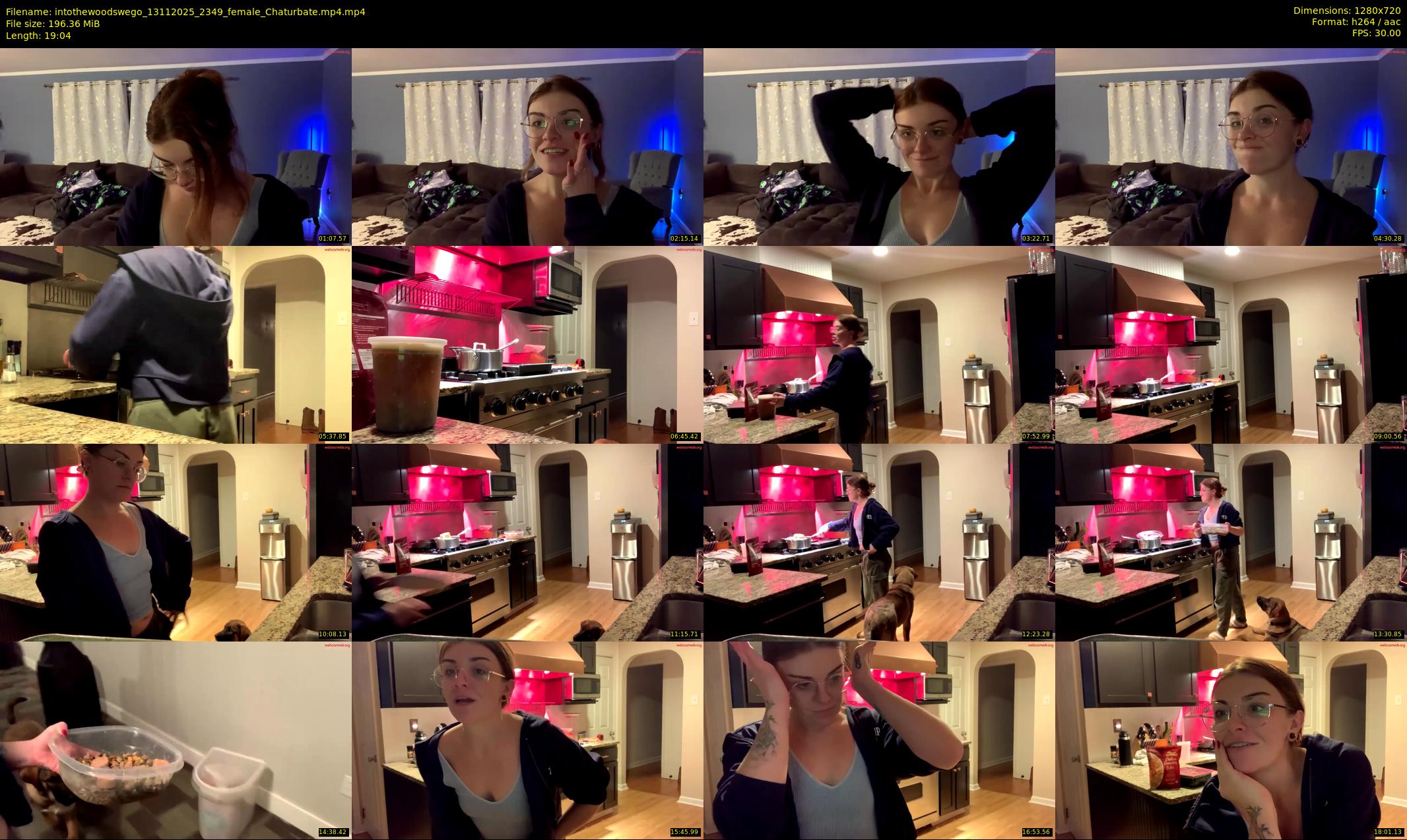 intothewoodswego — 20 minute Chaturbate female cam show recording, 720p, Nov 13, 2025