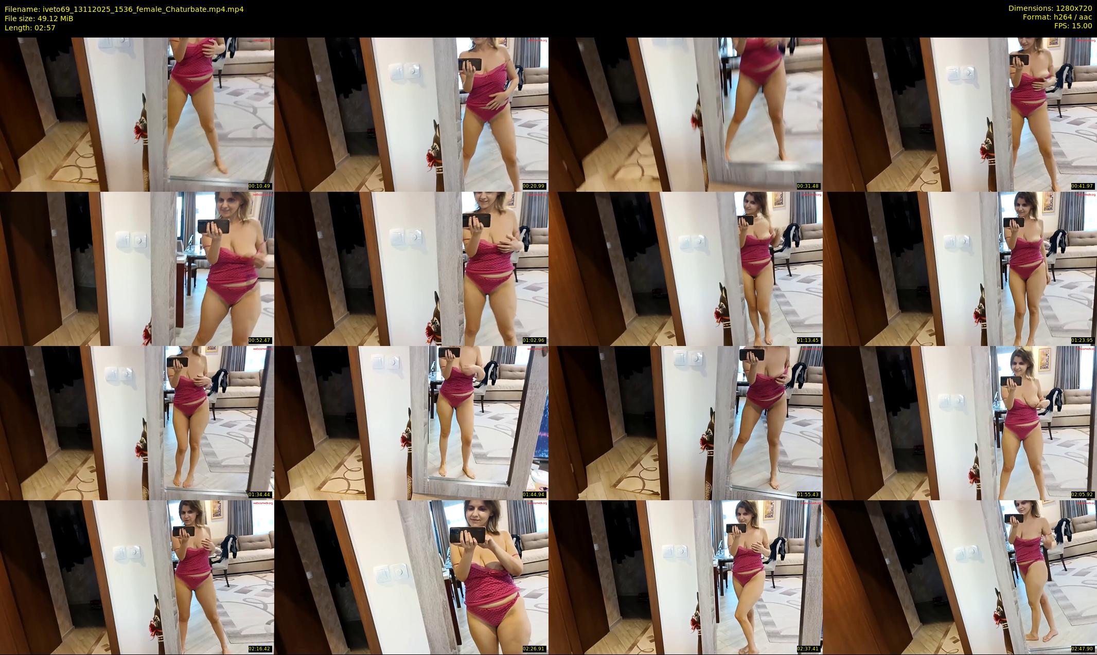 iveto69 — 3 minute Chaturbate female cam show recording, 720p, Nov 13, 2025