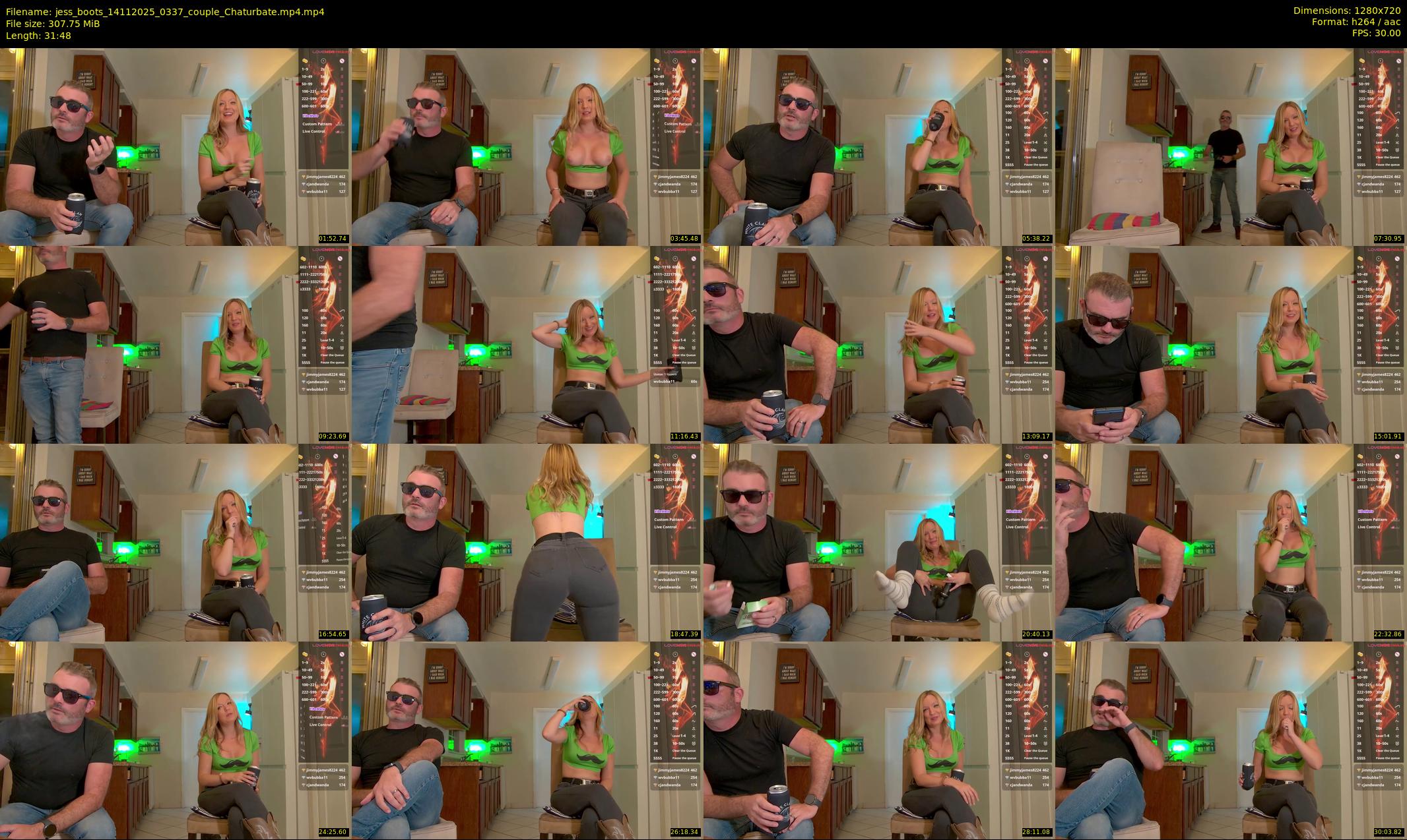 jess_boots — 32 minute Chaturbate female cam show recording, 720p, Nov 14, 2025