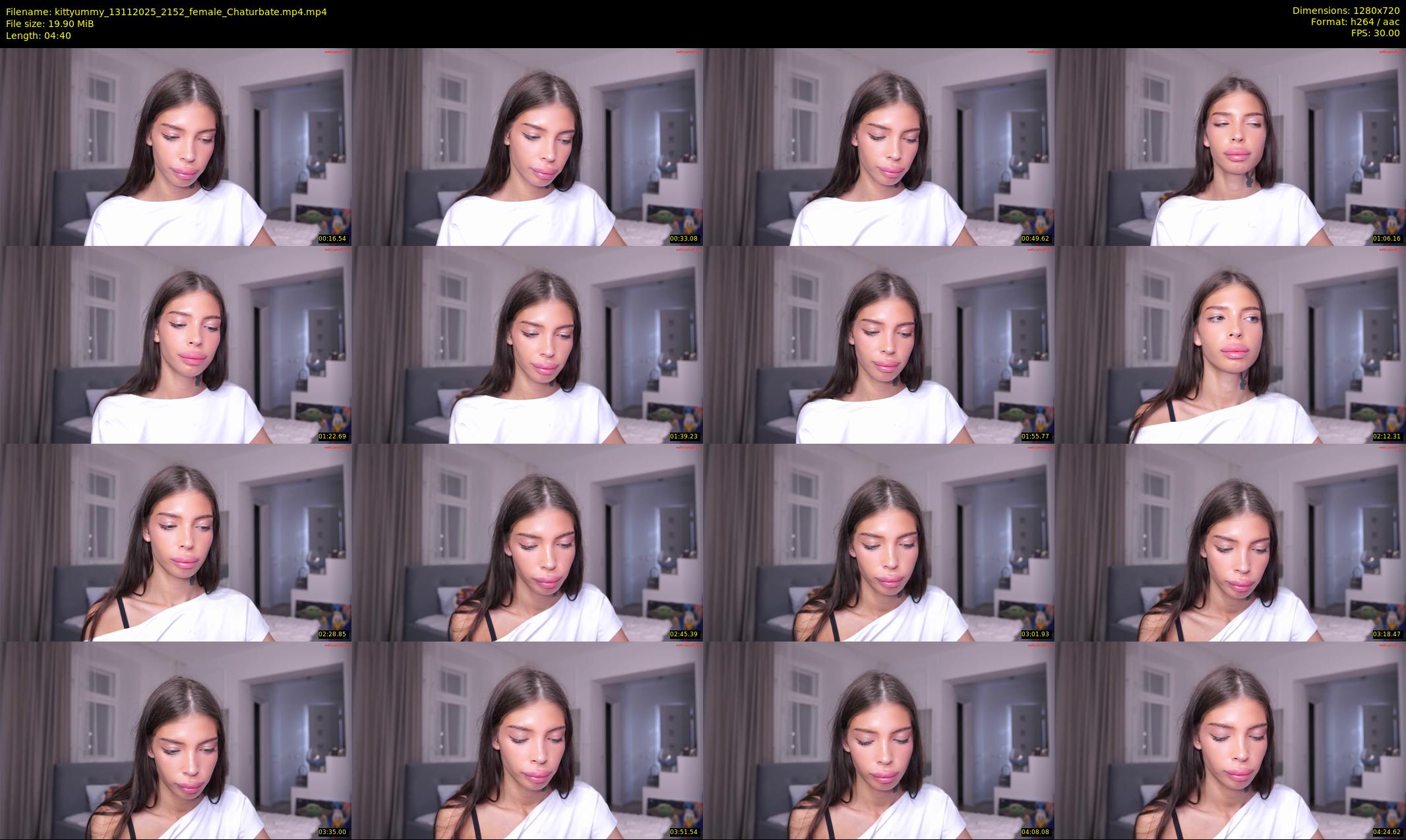 kittyummy — 5 minute Chaturbate female cam show recording, 720p, Nov 13, 2025