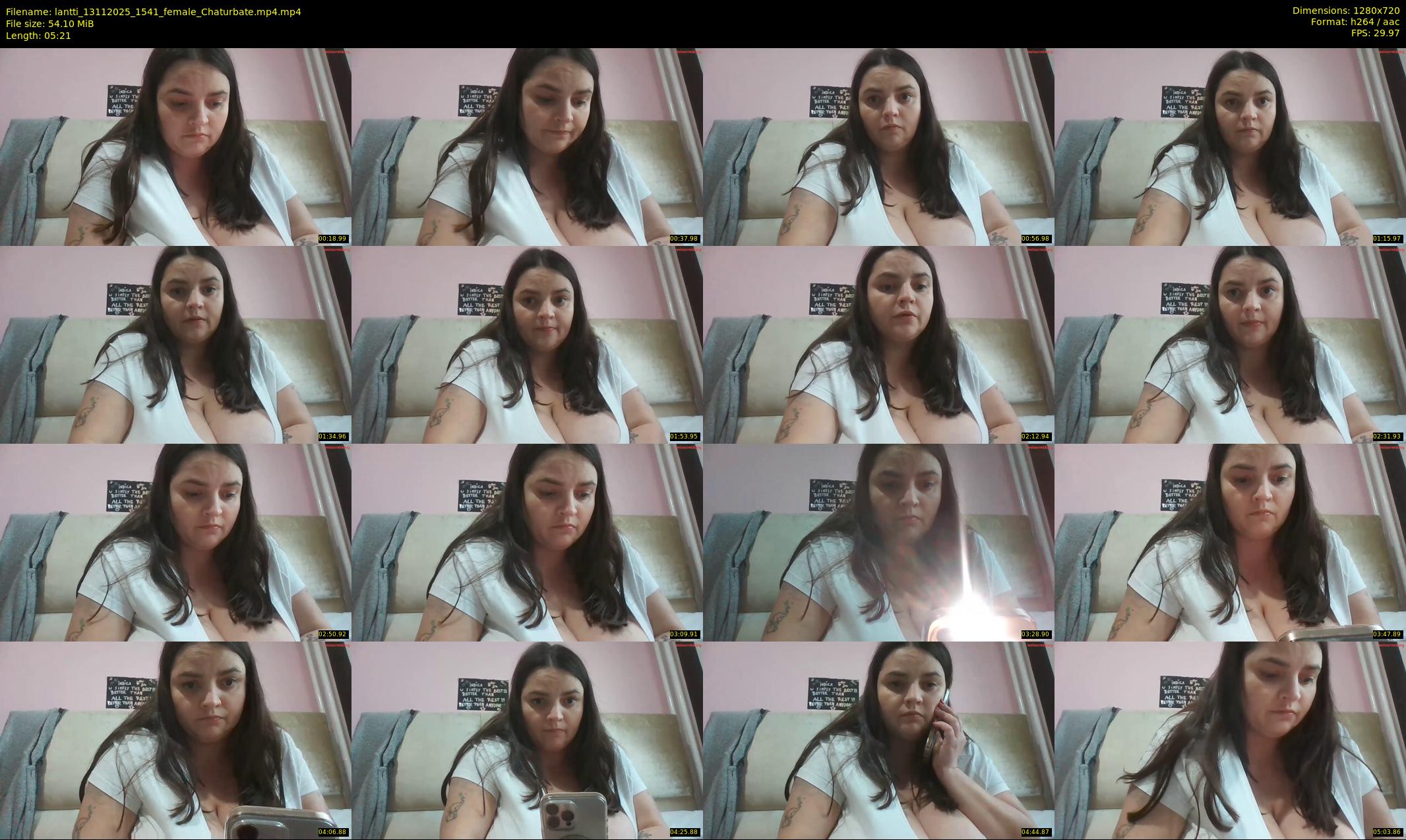 lantti — 6 minute Chaturbate female cam show recording, 720p, Nov 13, 2025