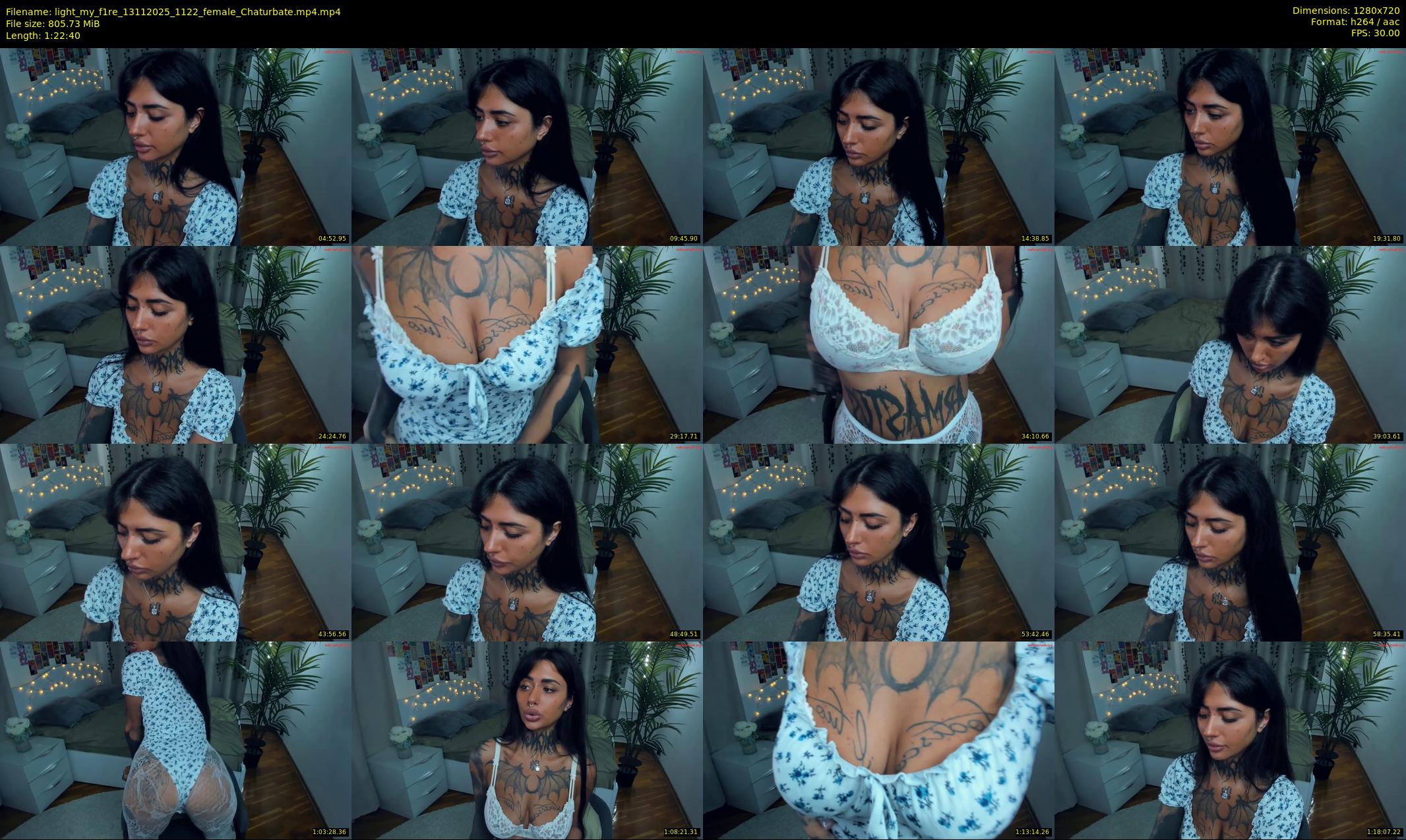 light_my_f1re — 83 minute Chaturbate female cam show recording, 720p, Nov 13, 2025
