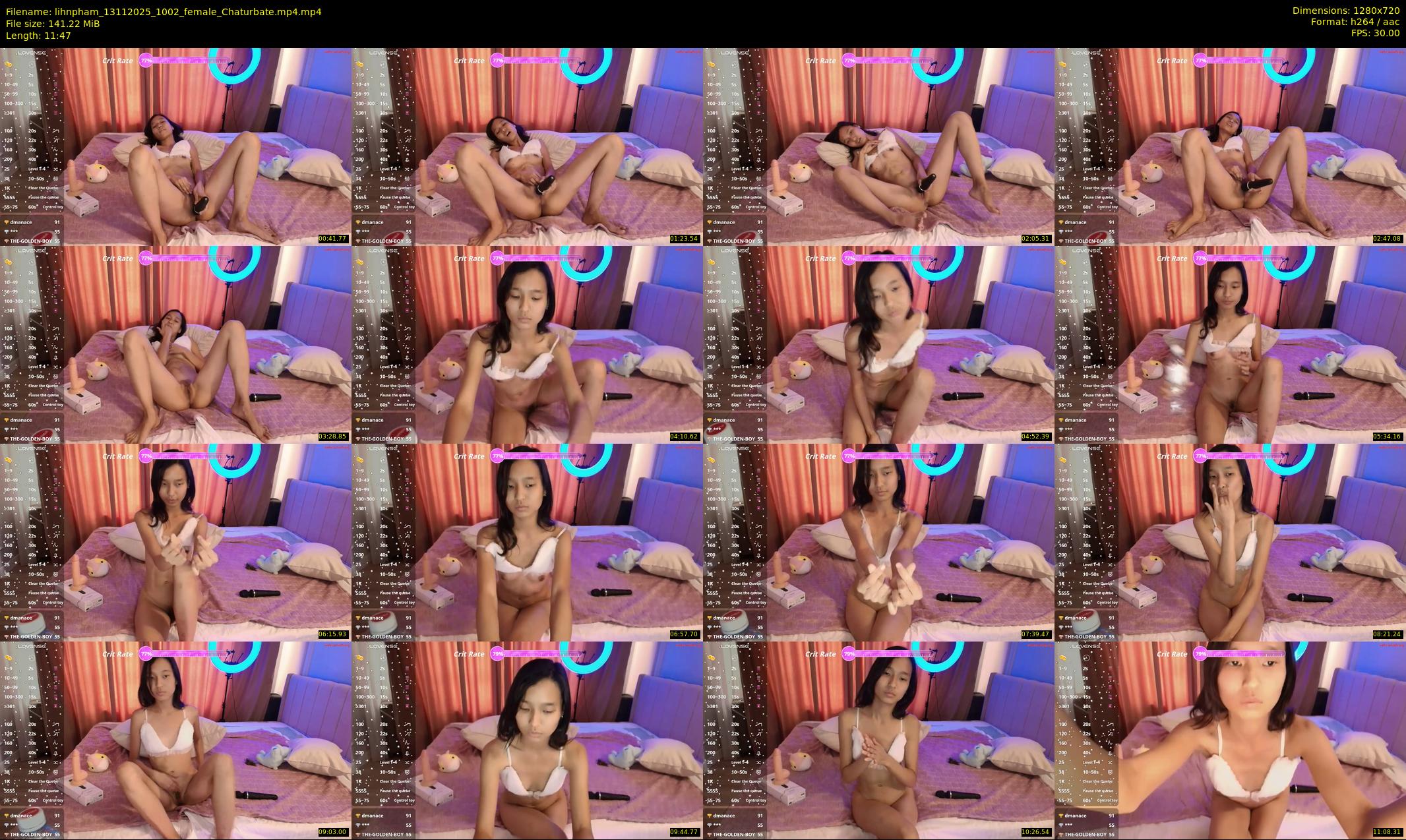 lihnpham — 12 minute Chaturbate female cam show recording, 720p, Nov 13, 2025