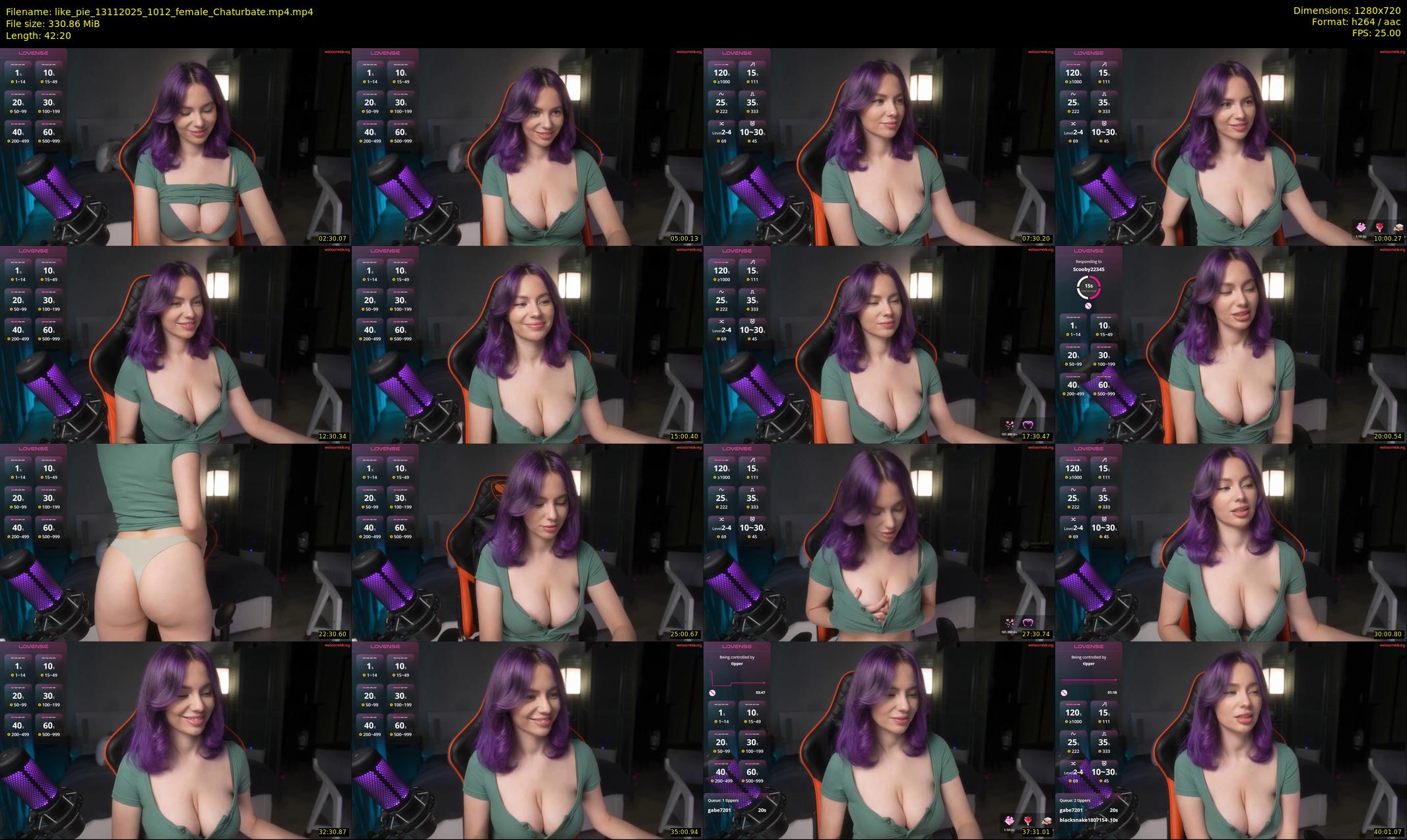 like_pie — 43 minute Chaturbate couple cam show recording, 720p, Nov 13, 2025