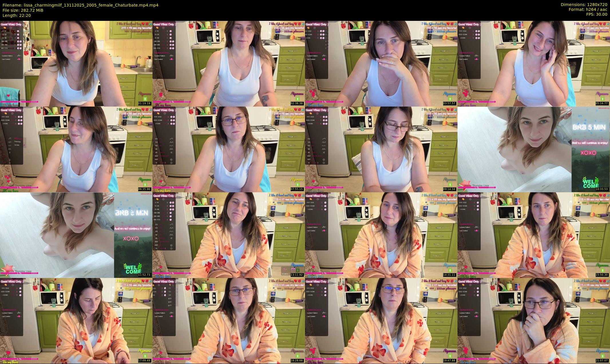 lissa_charmingmilf — 23 minute Chaturbate female cam show recording, 720p, Nov 13, 2025