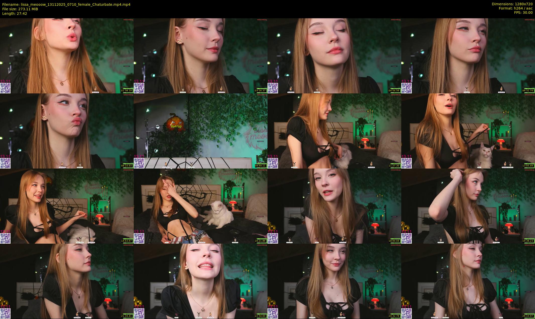 lissa_meooow — 28 minute Chaturbate female cam show recording, 720p, Nov 13, 2025