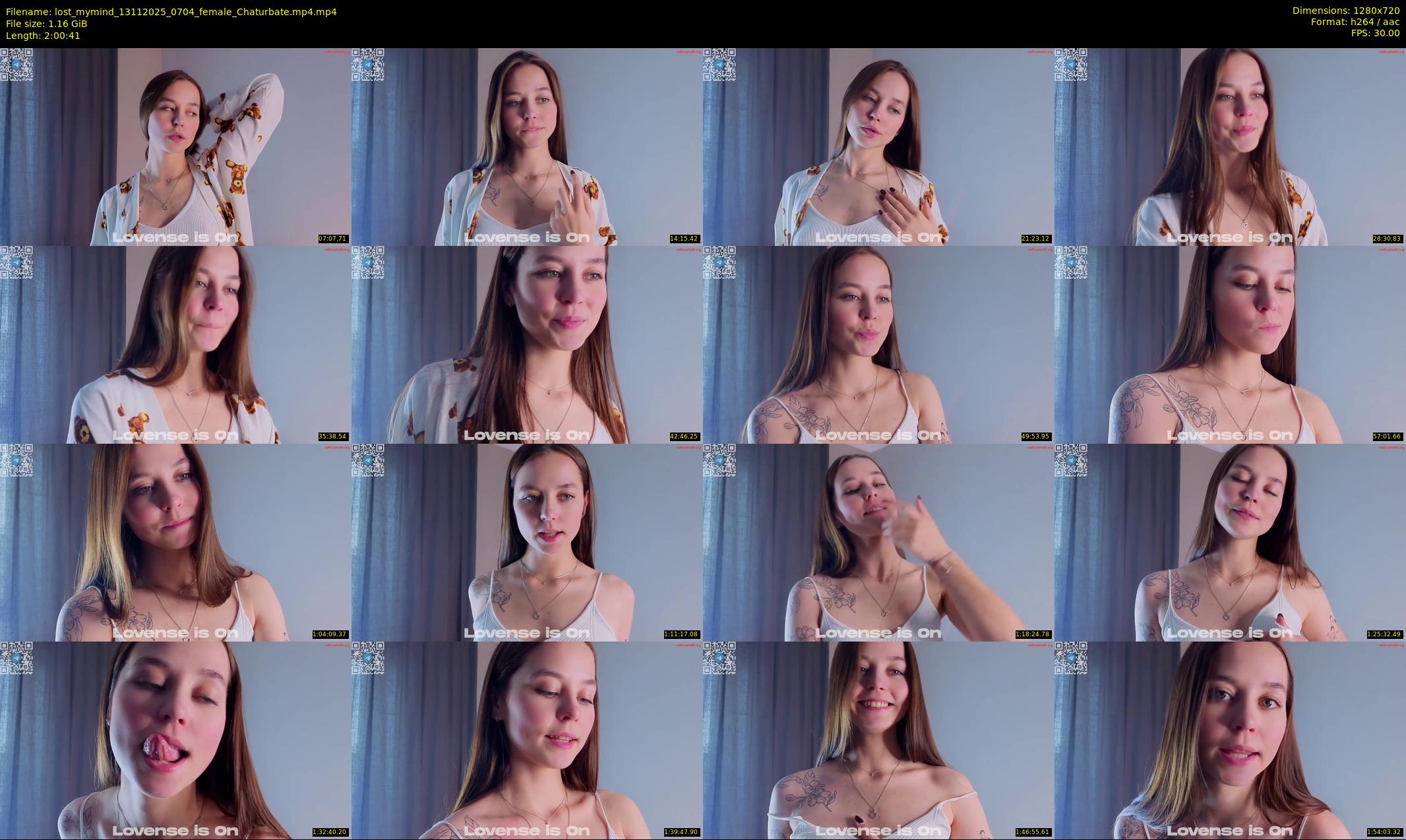 lost_mymind — 121 minute Chaturbate female cam show recording, 720p, Nov 13, 2025