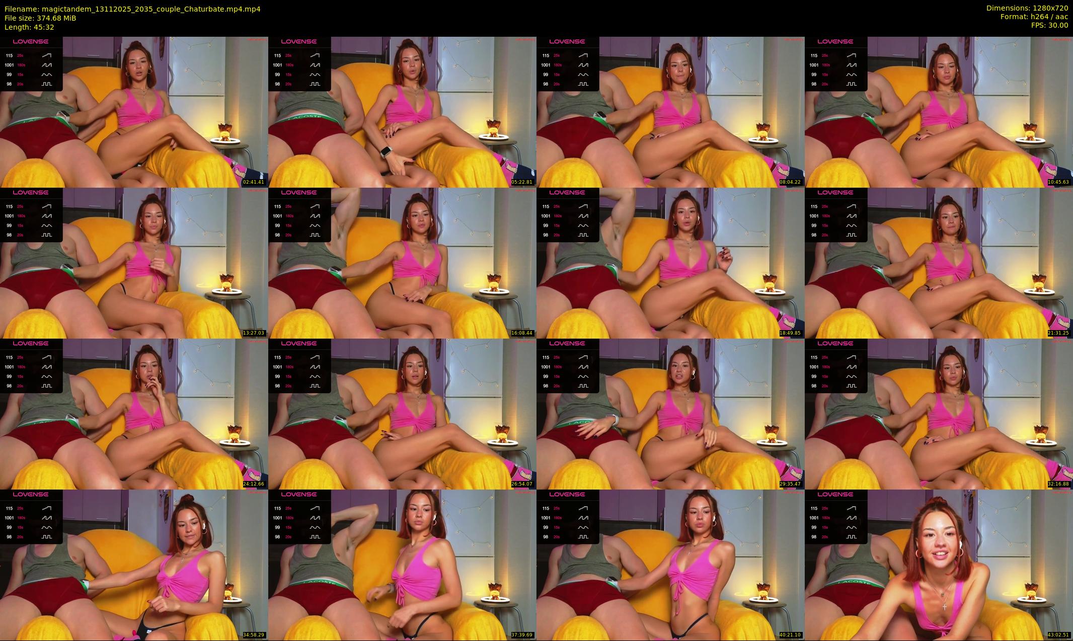 magictandem — 46 minute Chaturbate couple cam show recording, 720p, Nov 13, 2025