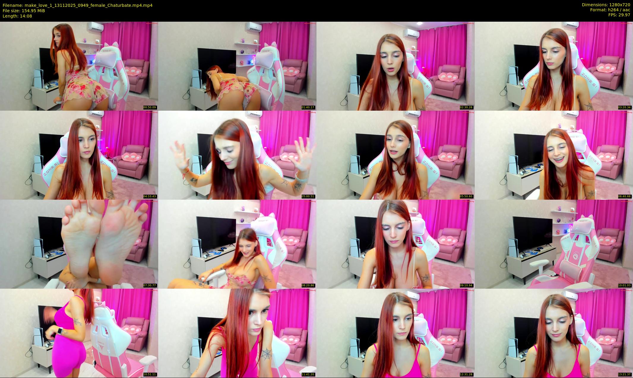 make_love_1 — 15 minute Chaturbate female cam show recording, 720p, Nov 13, 2025