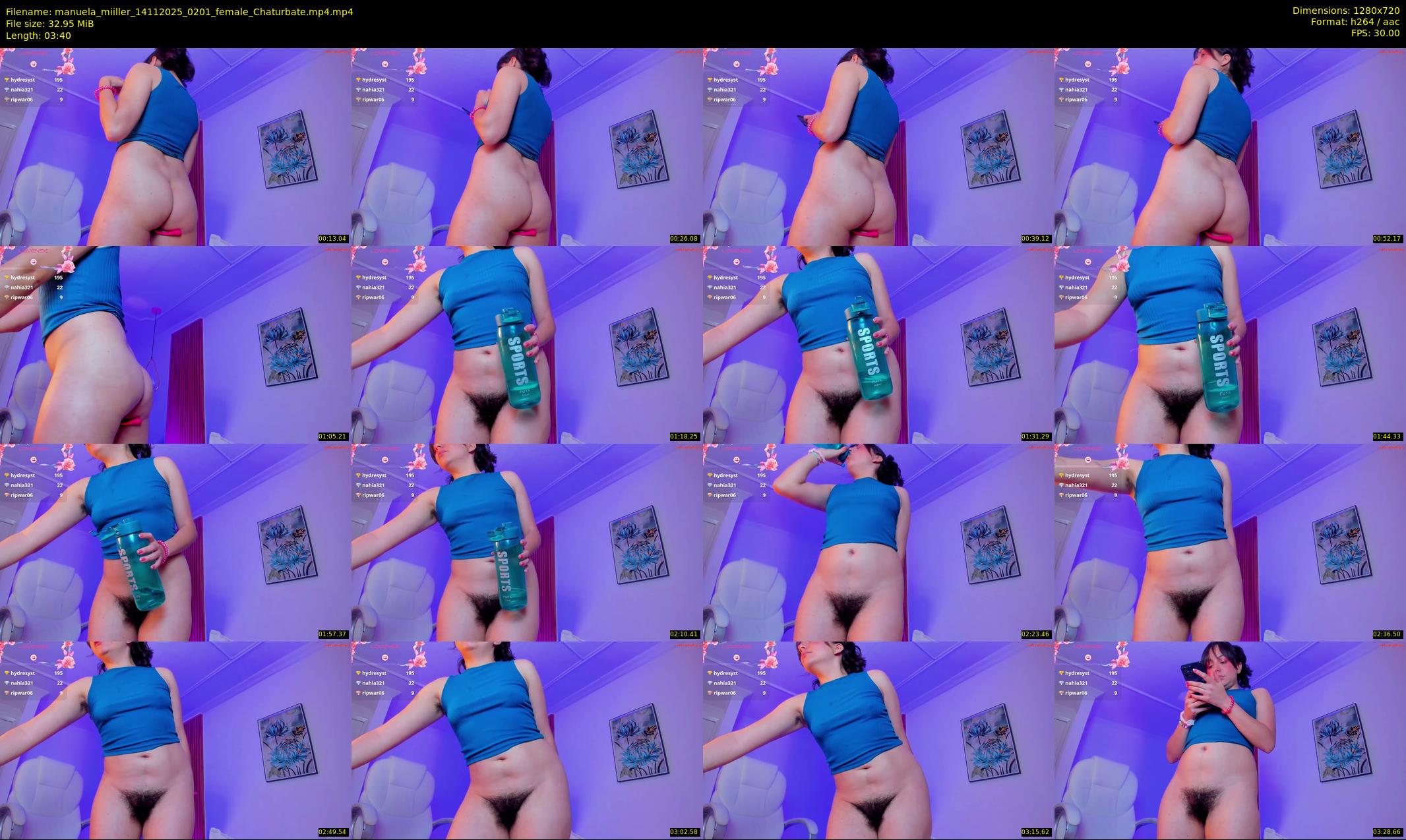 manuela_miiller — 4 minute Chaturbate female cam show recording, 720p, Nov 14, 2025