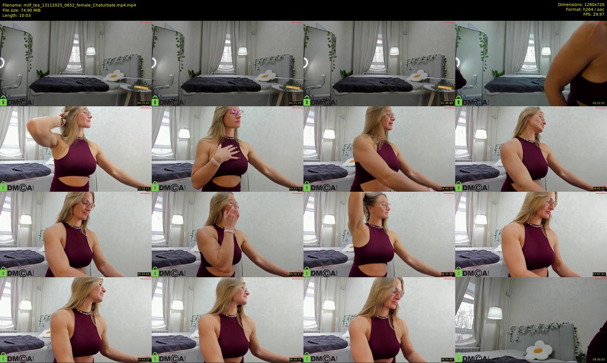 milf_tea — 11 minute Chaturbate female cam show recording, 720p, Nov 13, 2025