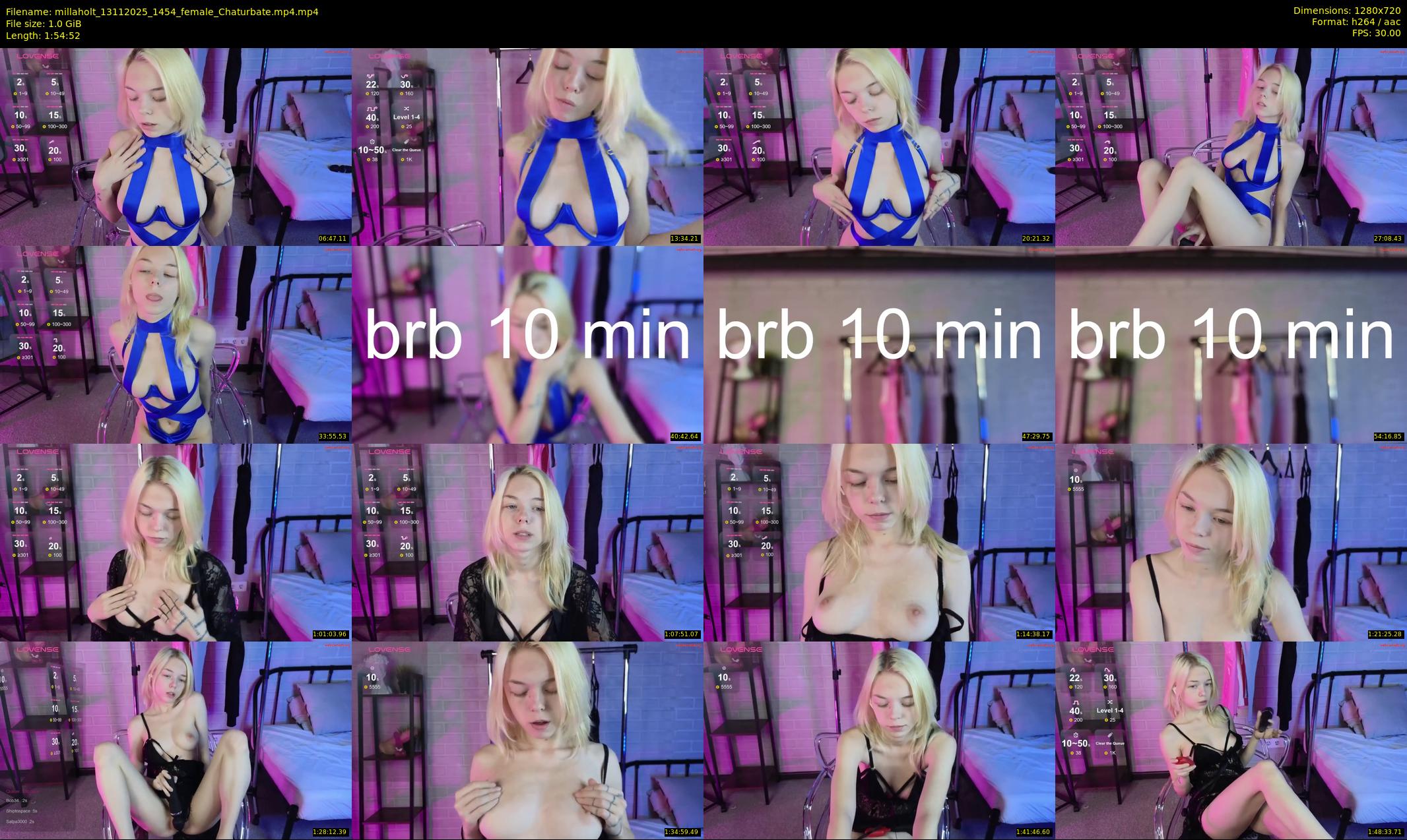 millaholt — 115 minute Chaturbate female cam show recording, 720p, Nov 13, 2025